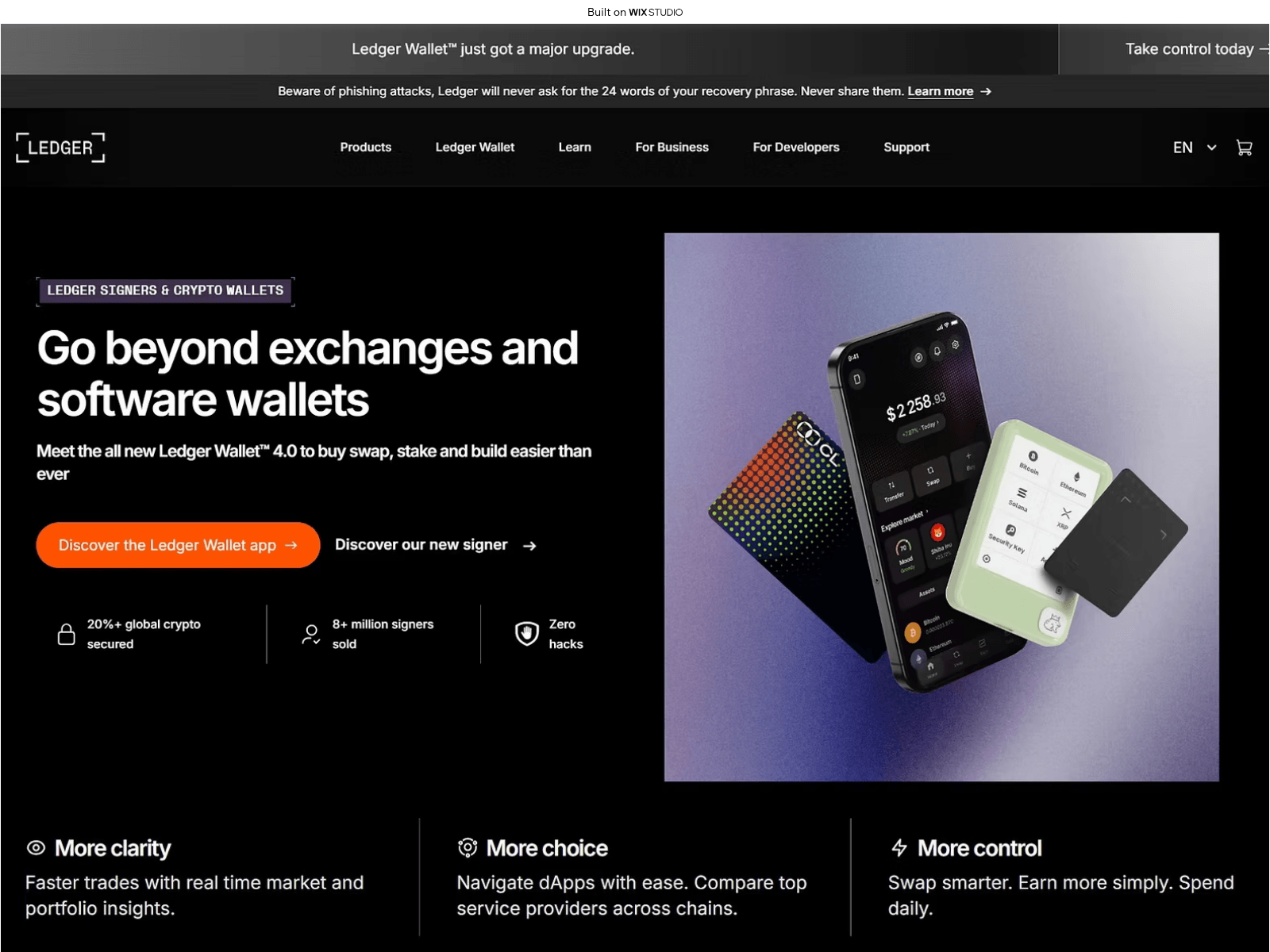 Screenshot of desktop-uslive.wixstudio.com