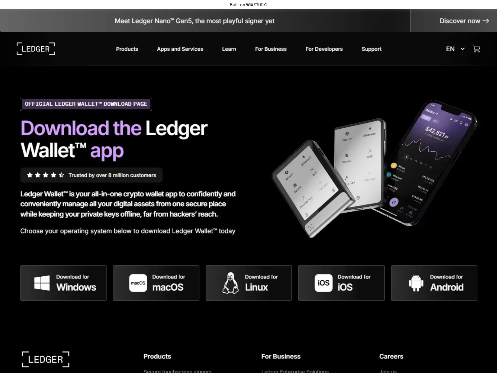 Screenshot of desktop-startd-live.wixstudio.com