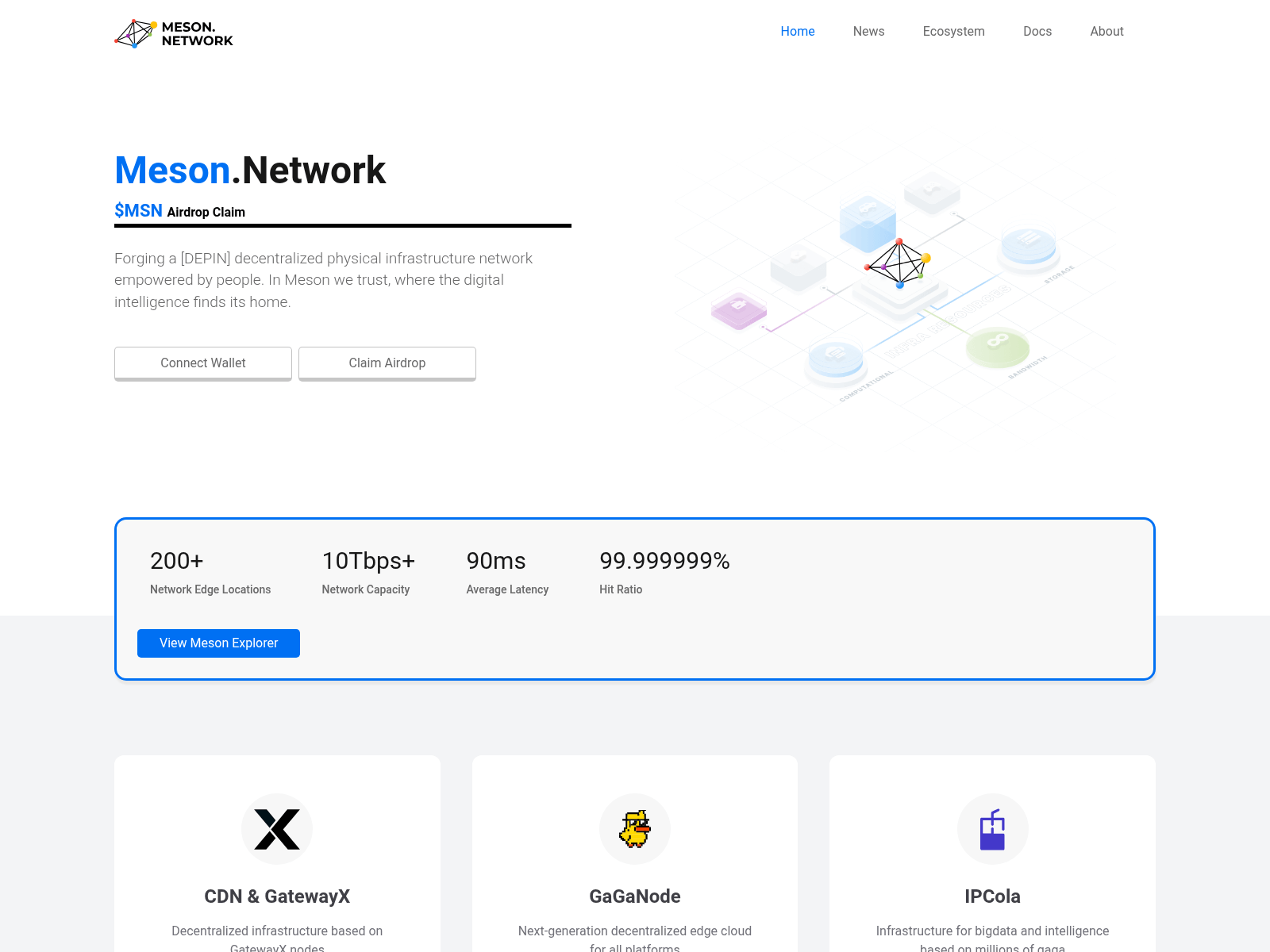 Screenshot of claimamisonnetwork.pages.dev