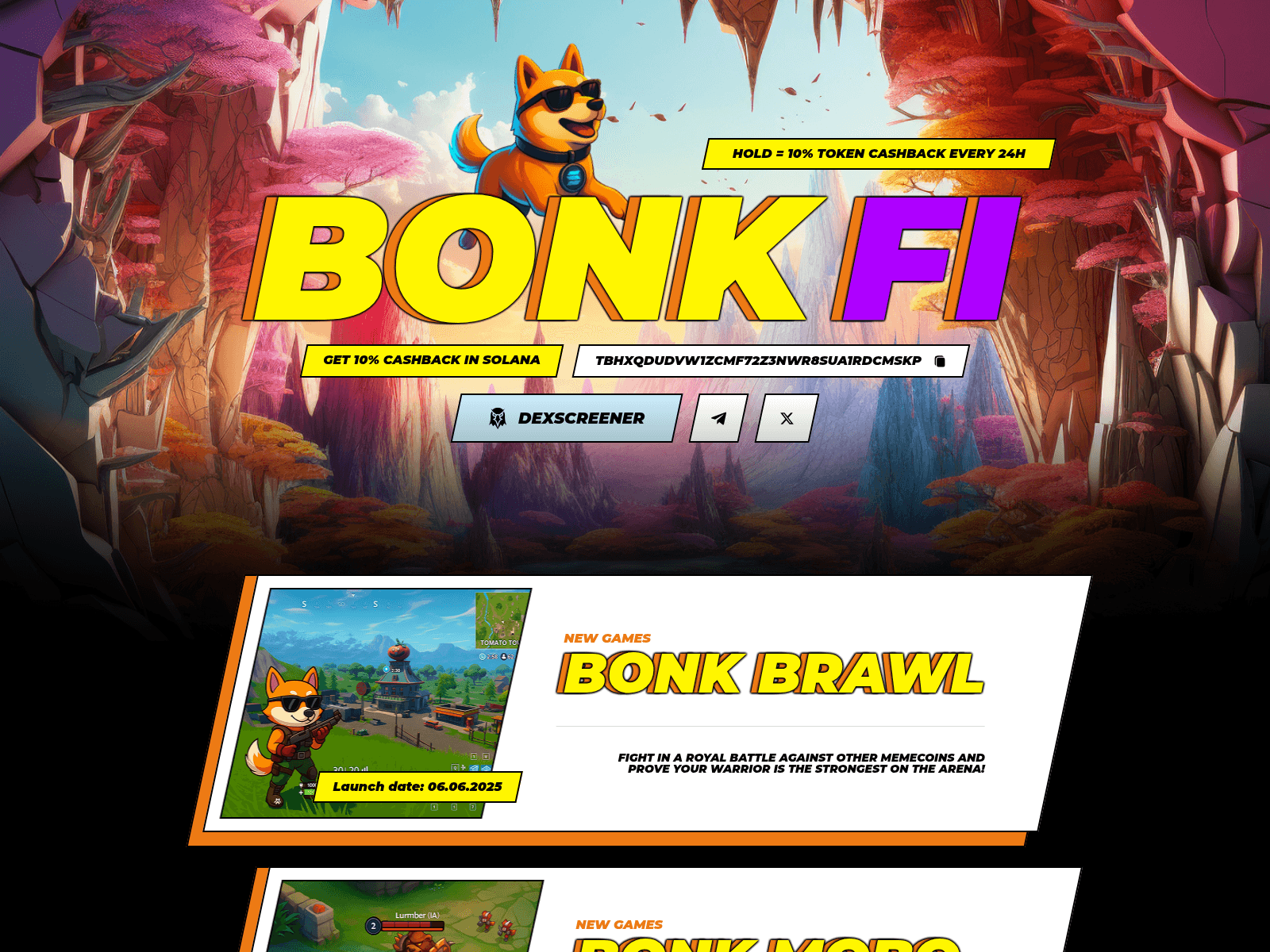 Screenshot of mini-test2025-bonk.pages.dev