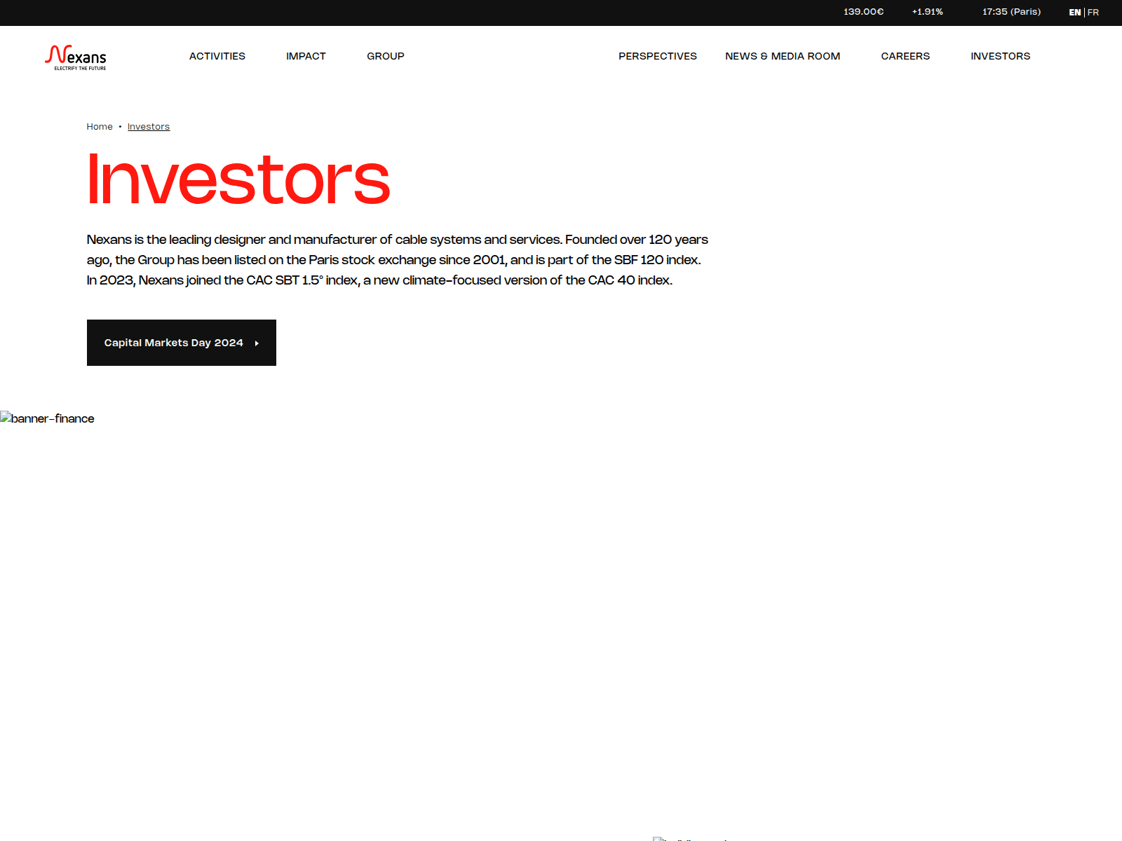 Screenshot of nexanenergies.com