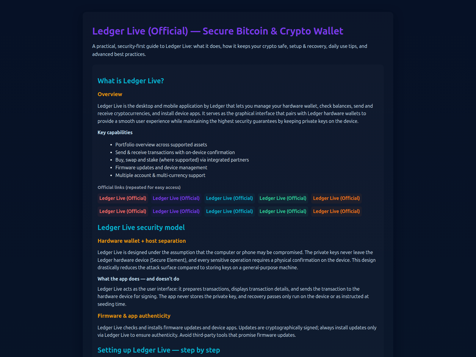Screenshot of eng-wallet-leger.pages.dev