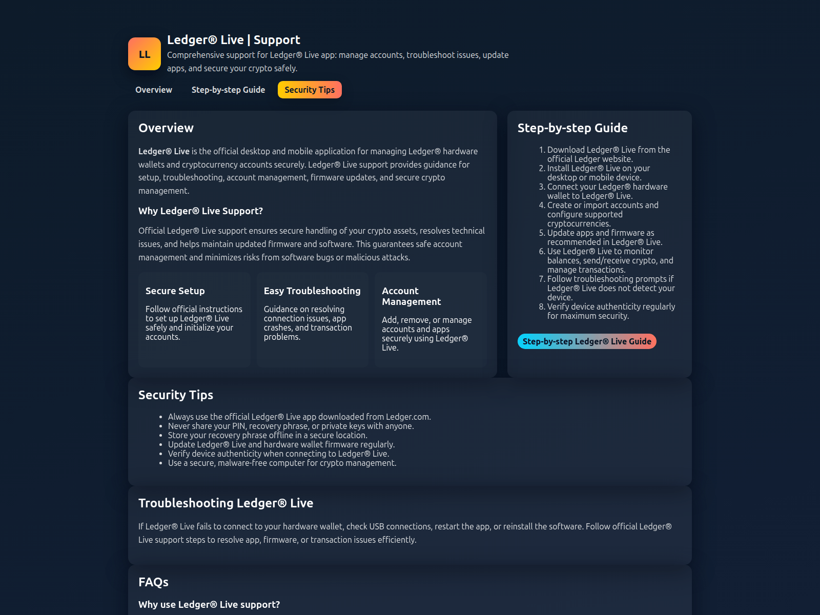 Screenshot of ledgrliv.pages.dev