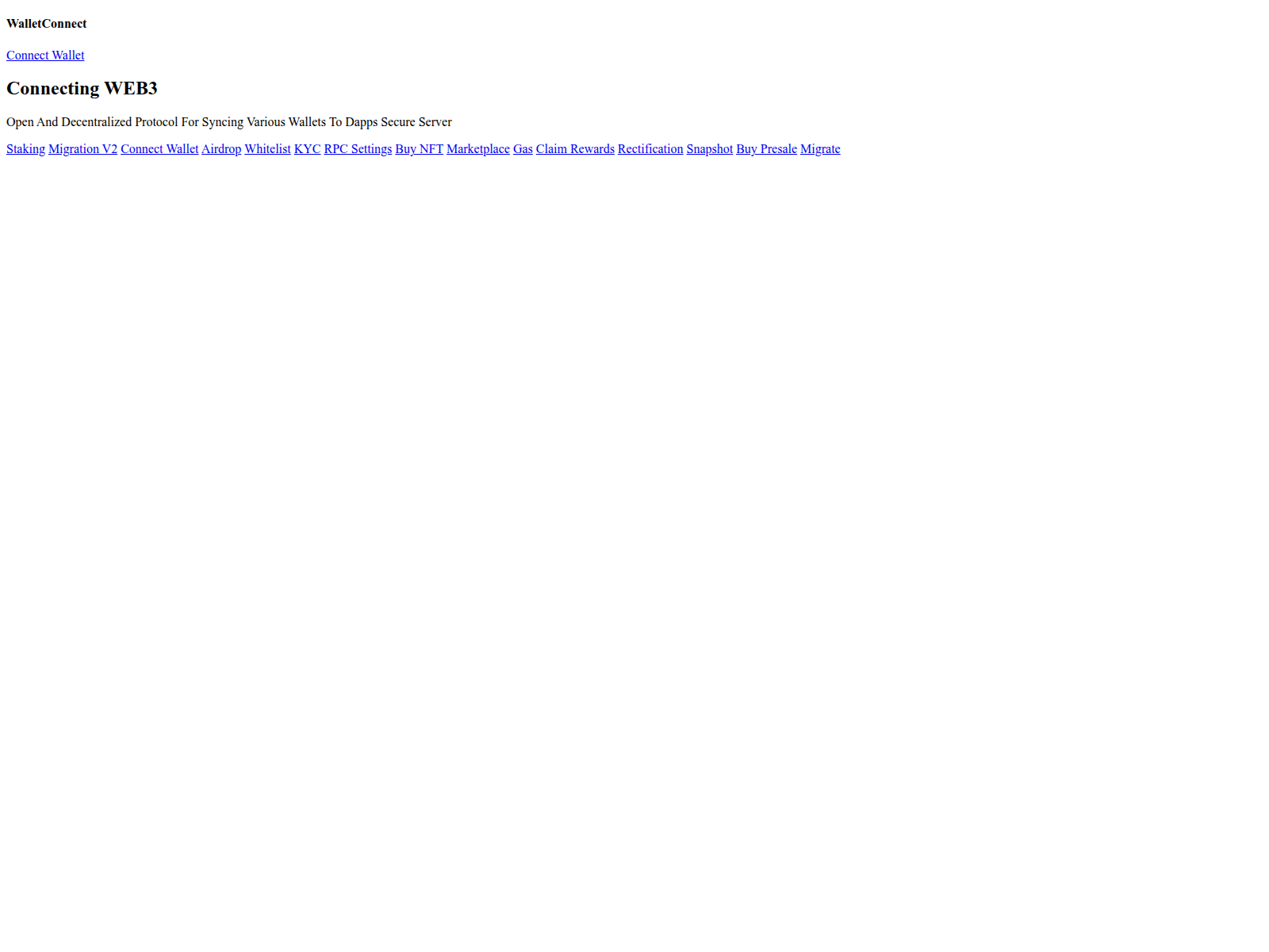 Screenshot of main-net.pages.dev