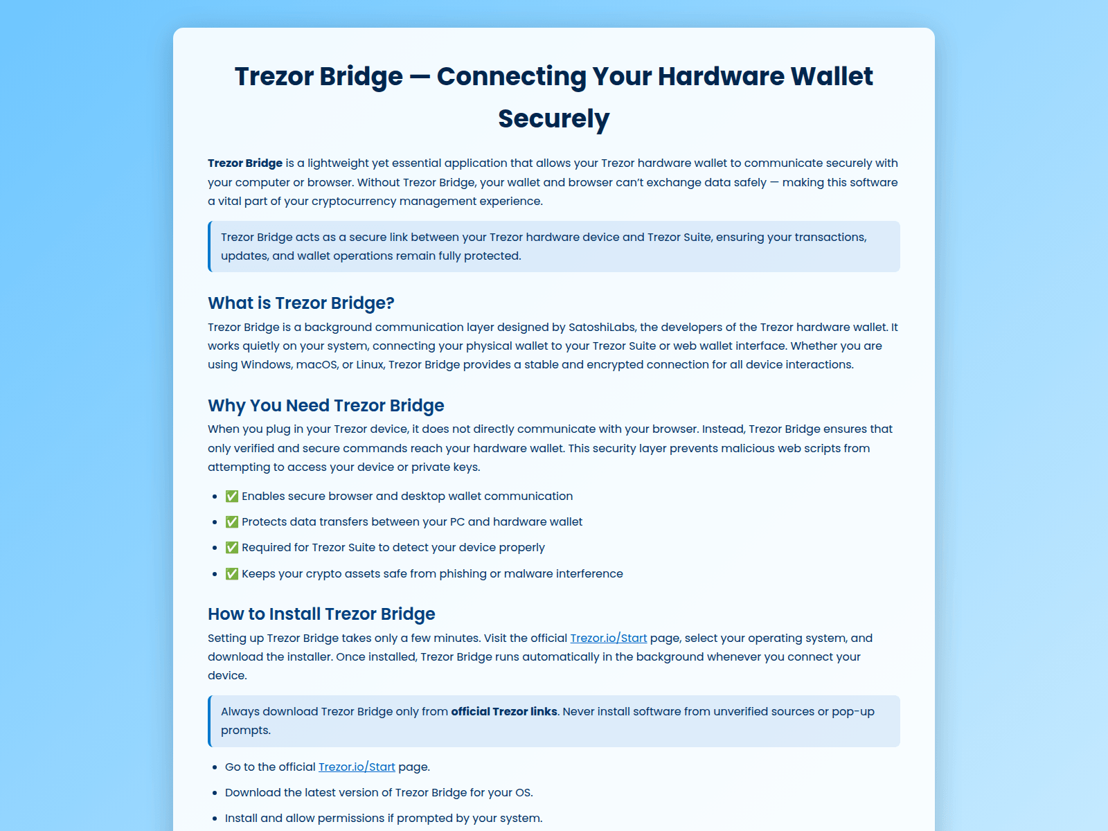 Screenshot of trezr-bridge-cdn-gaz.pages.dev