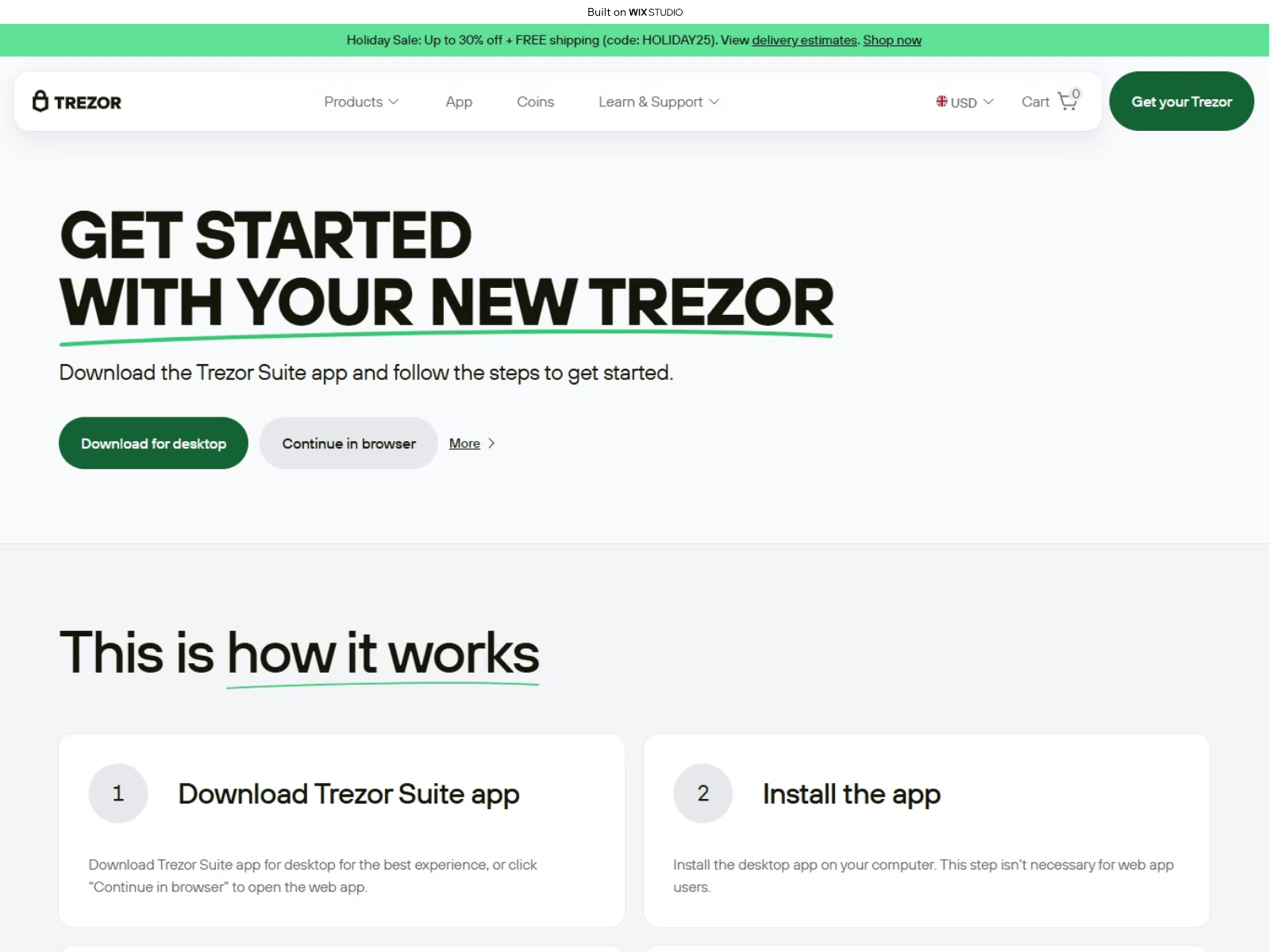 Screenshot of suitesapp-trexo.wixstudio.com