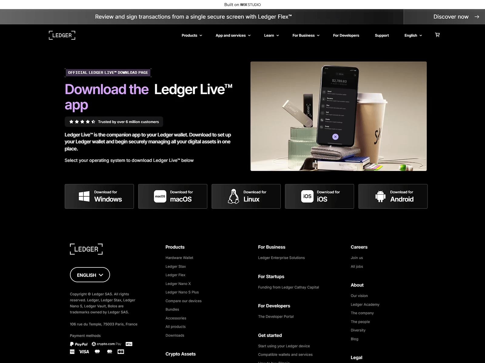 Screenshot of en-us-live.wixstudio.com