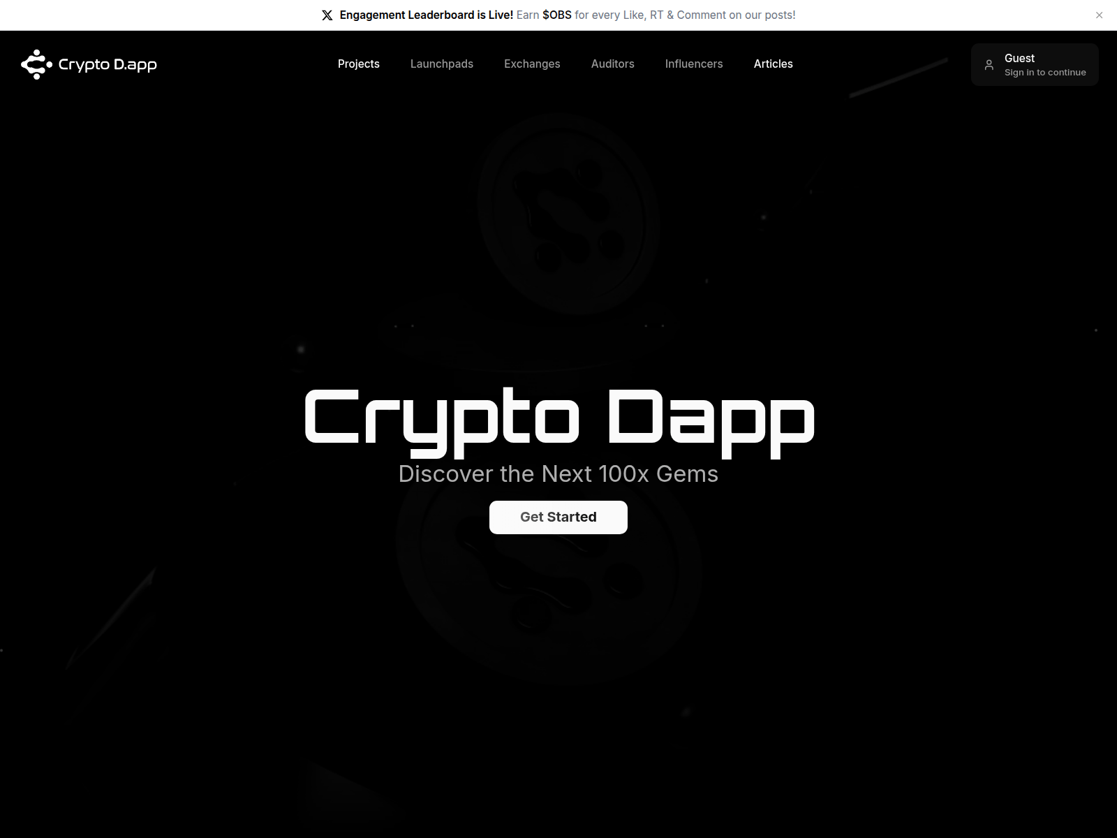 Screenshot of cryptod.app