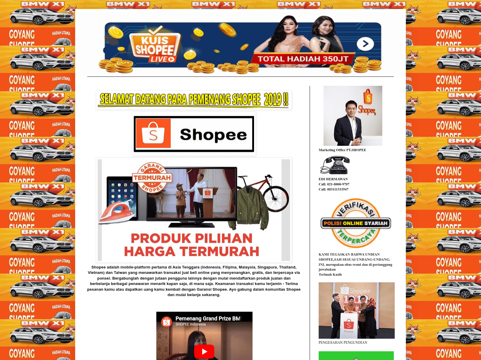Screenshot of shopee0547.blogspot.com
