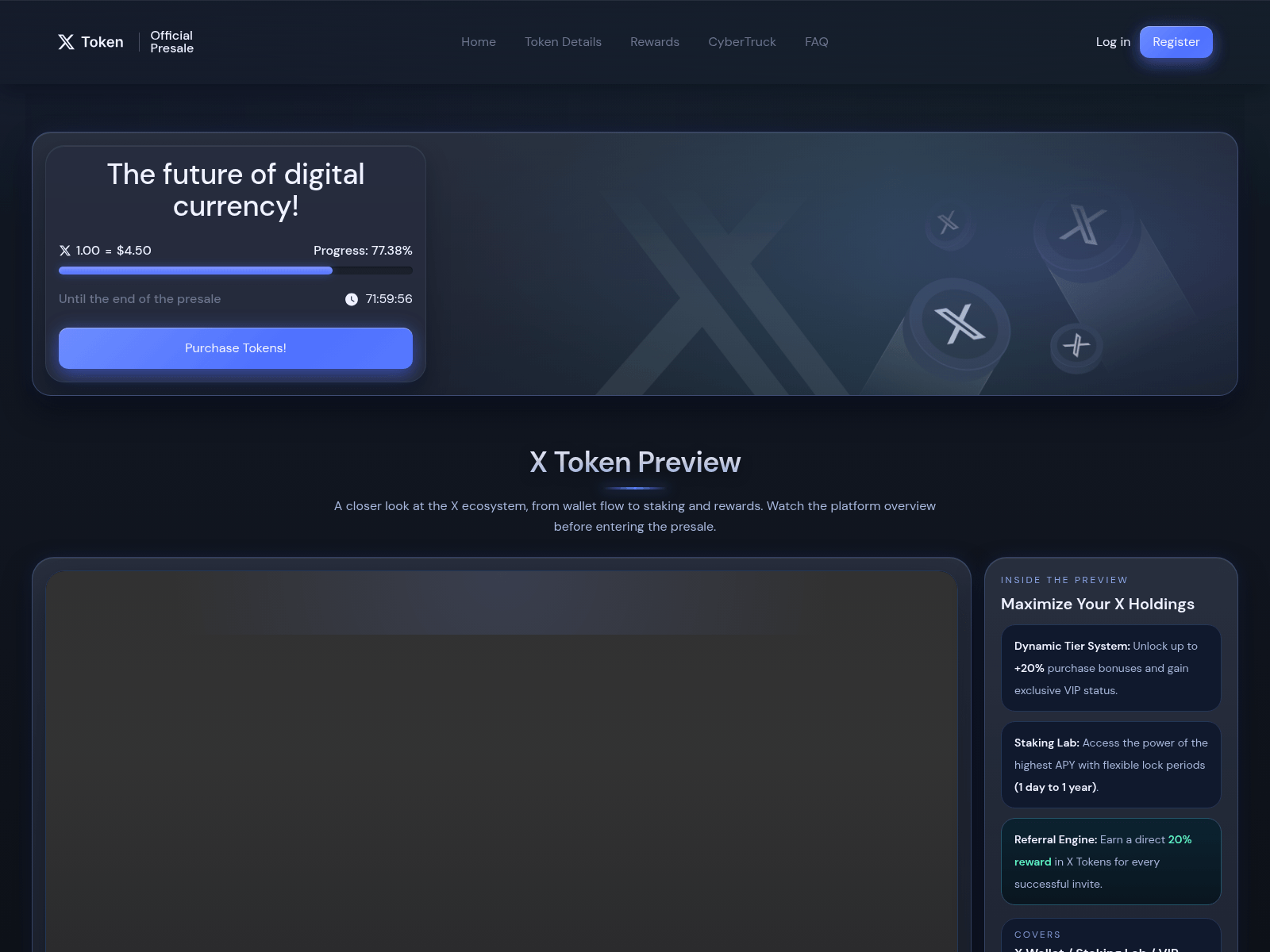 Screenshot of xpresale.org