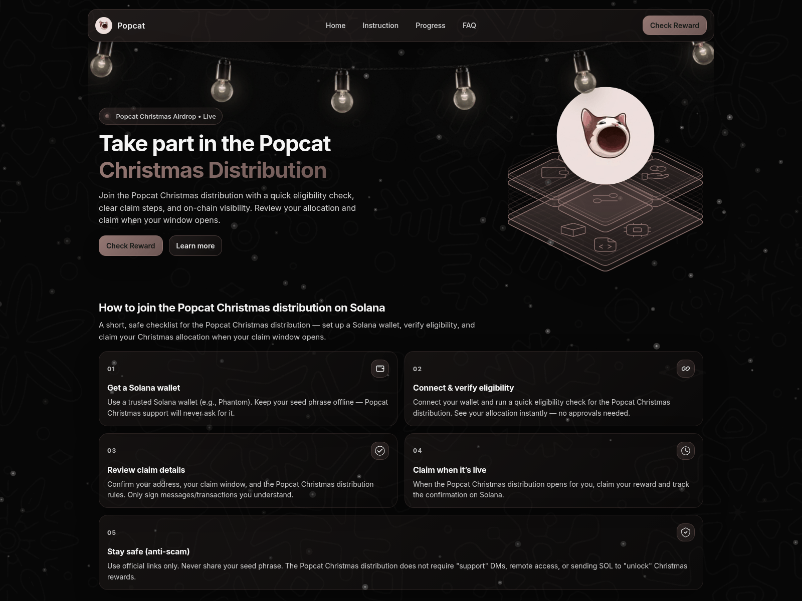 Screenshot of popcats.top
