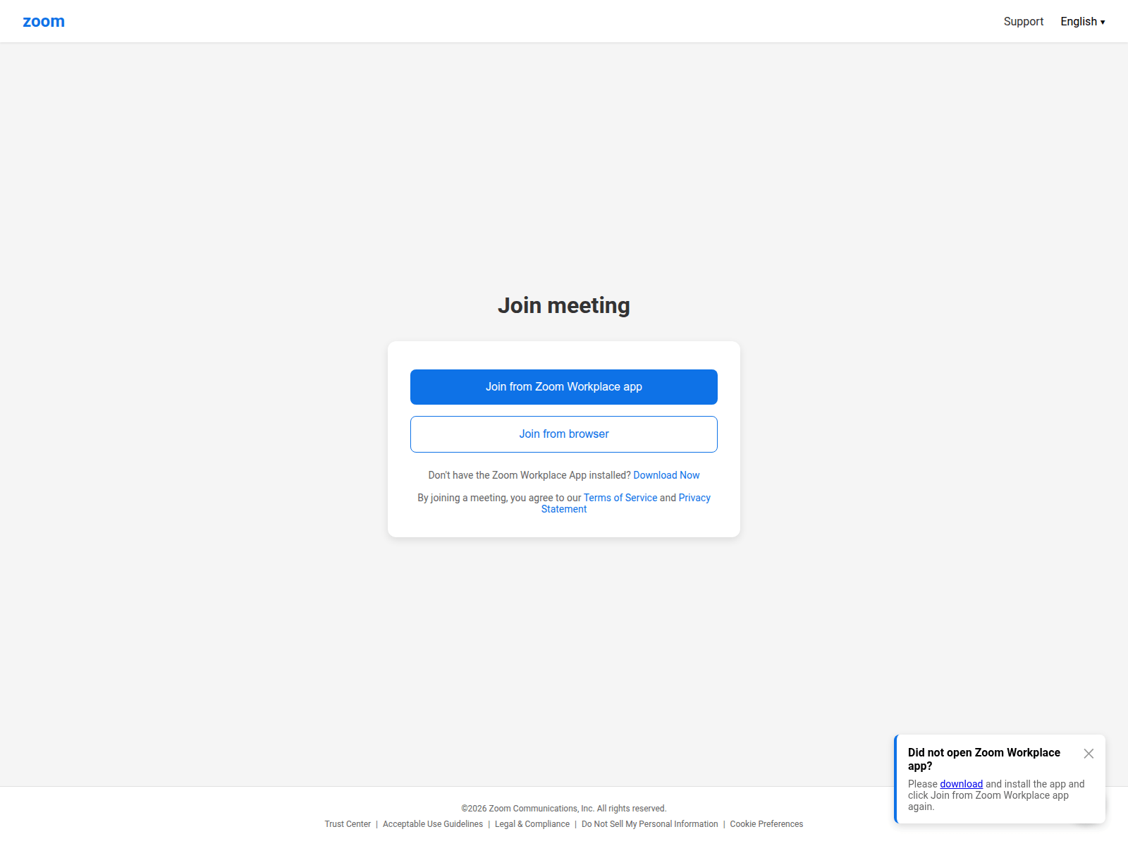 Screenshot of zoom-app.us