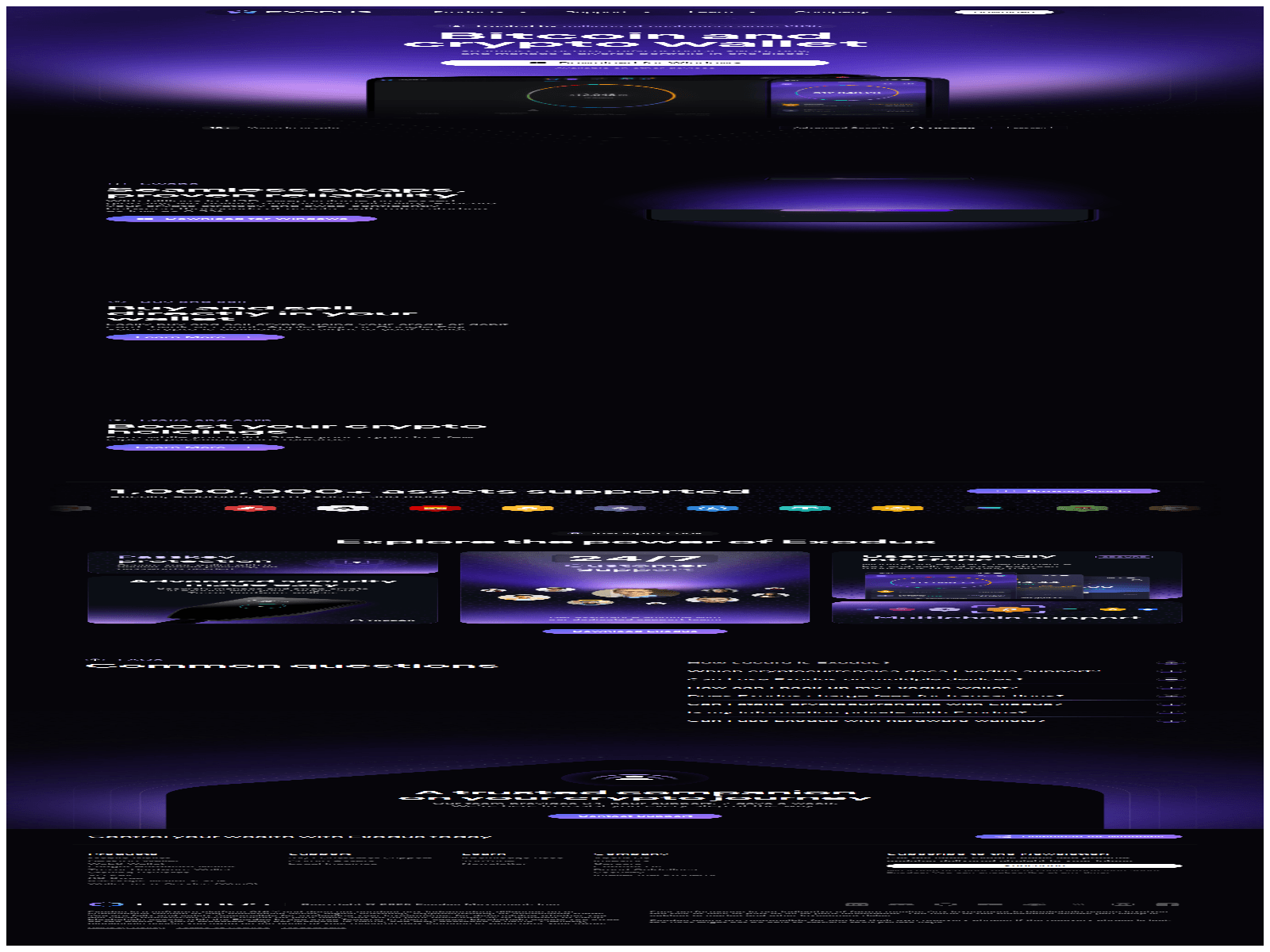 Screenshot of exedusweb3-faq.pages.dev