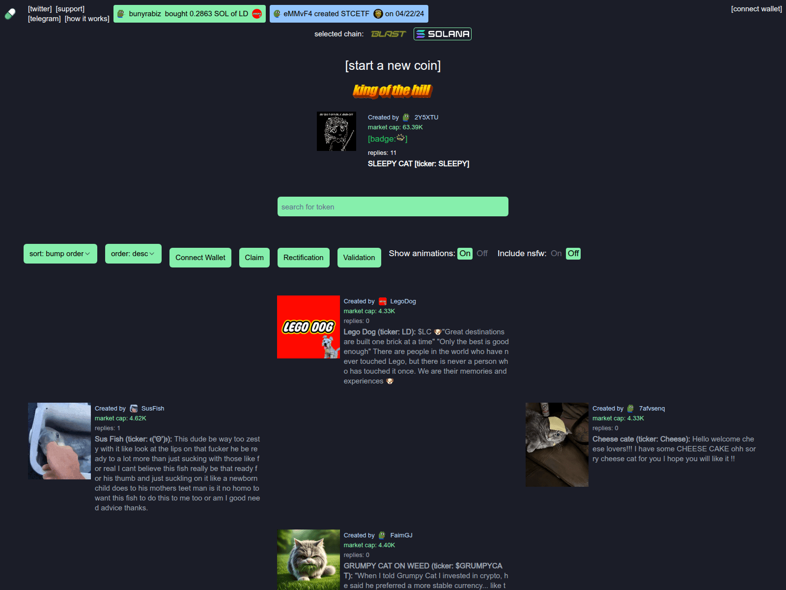 Screenshot of pump-fun-io.pages.dev