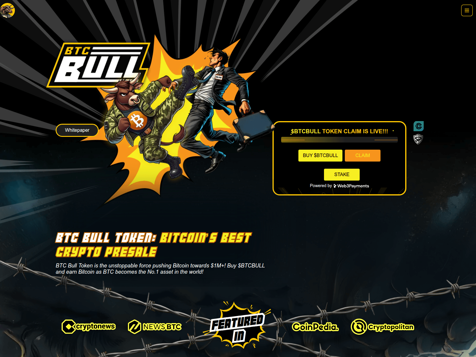 Screenshot of btcbull-coin.pages.dev