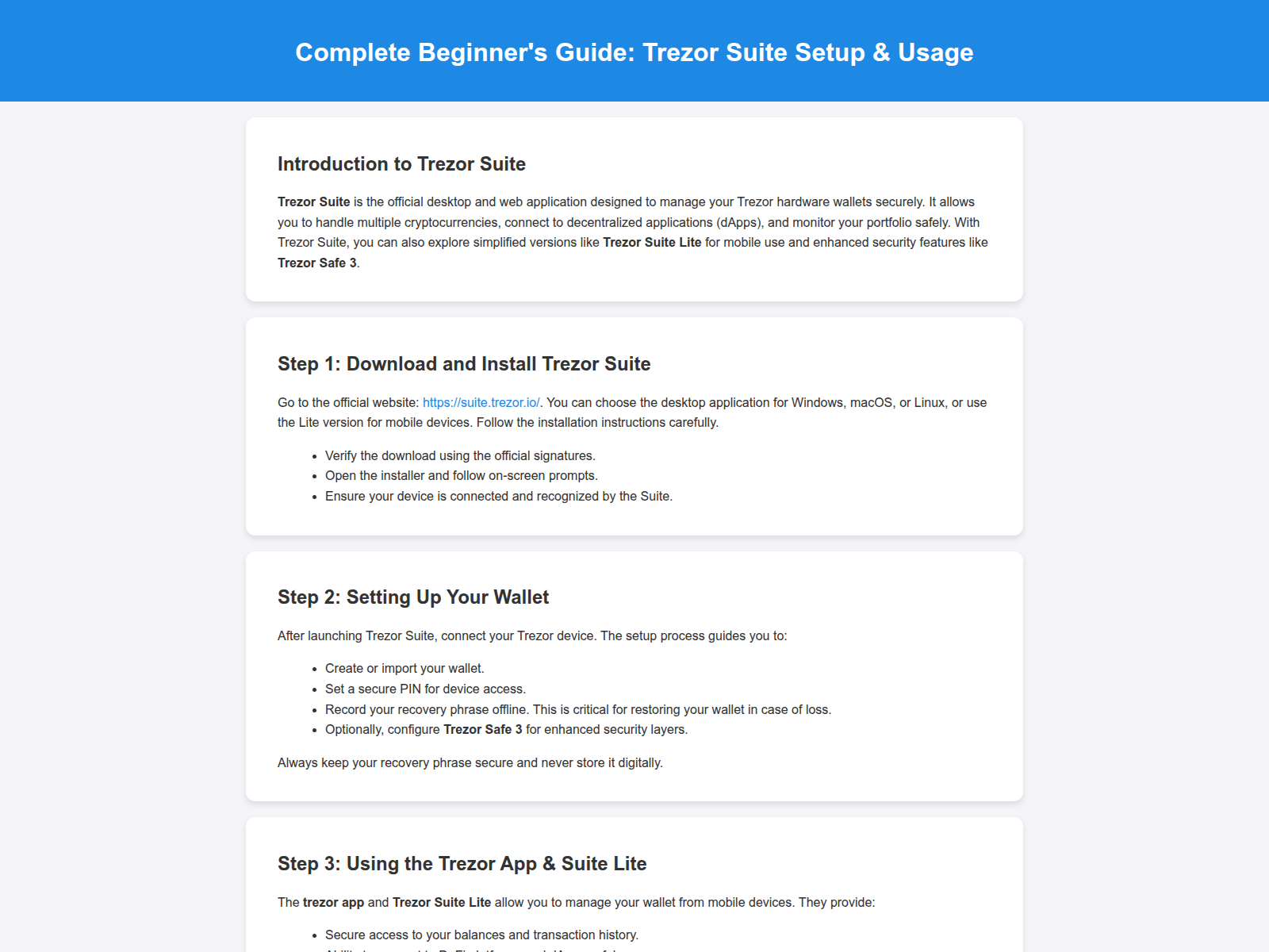 Screenshot of suit-trezar-access-en.pages.dev