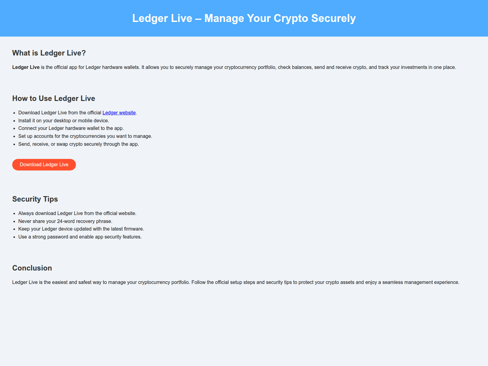 Screenshot of liv-legers.pages.dev