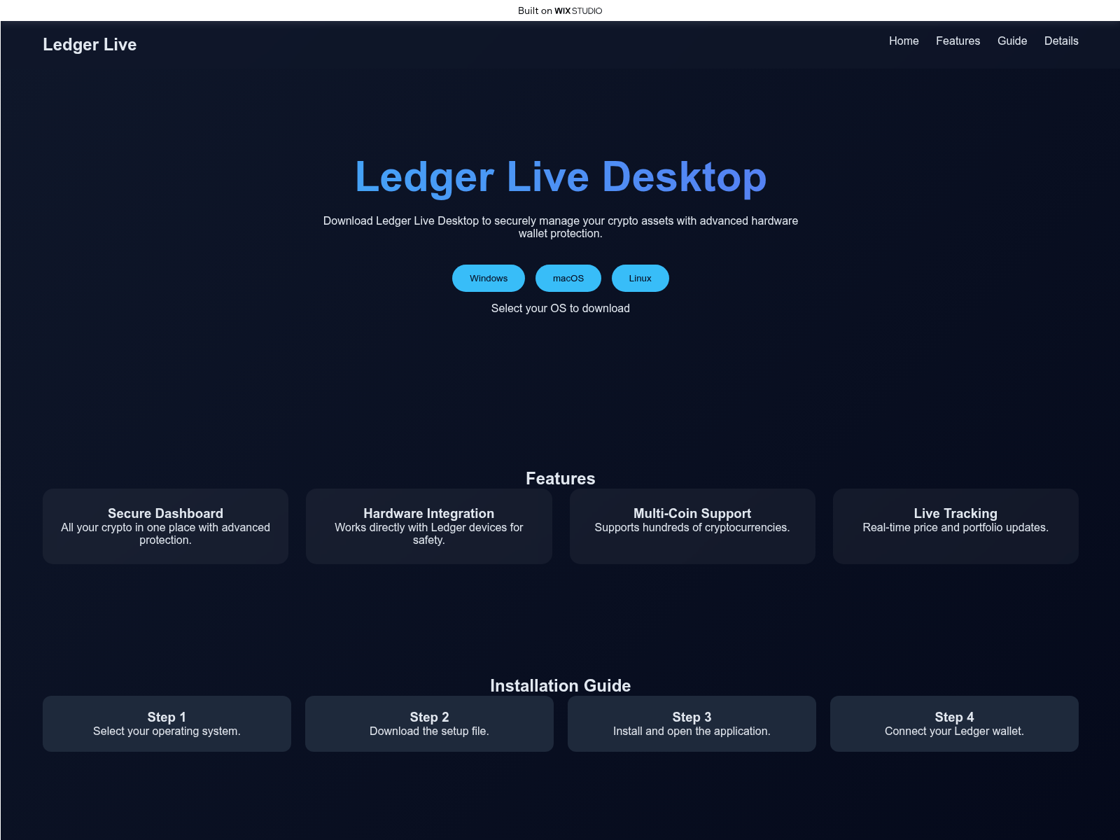 Screenshot of us-desktop-global.wixstudio.com