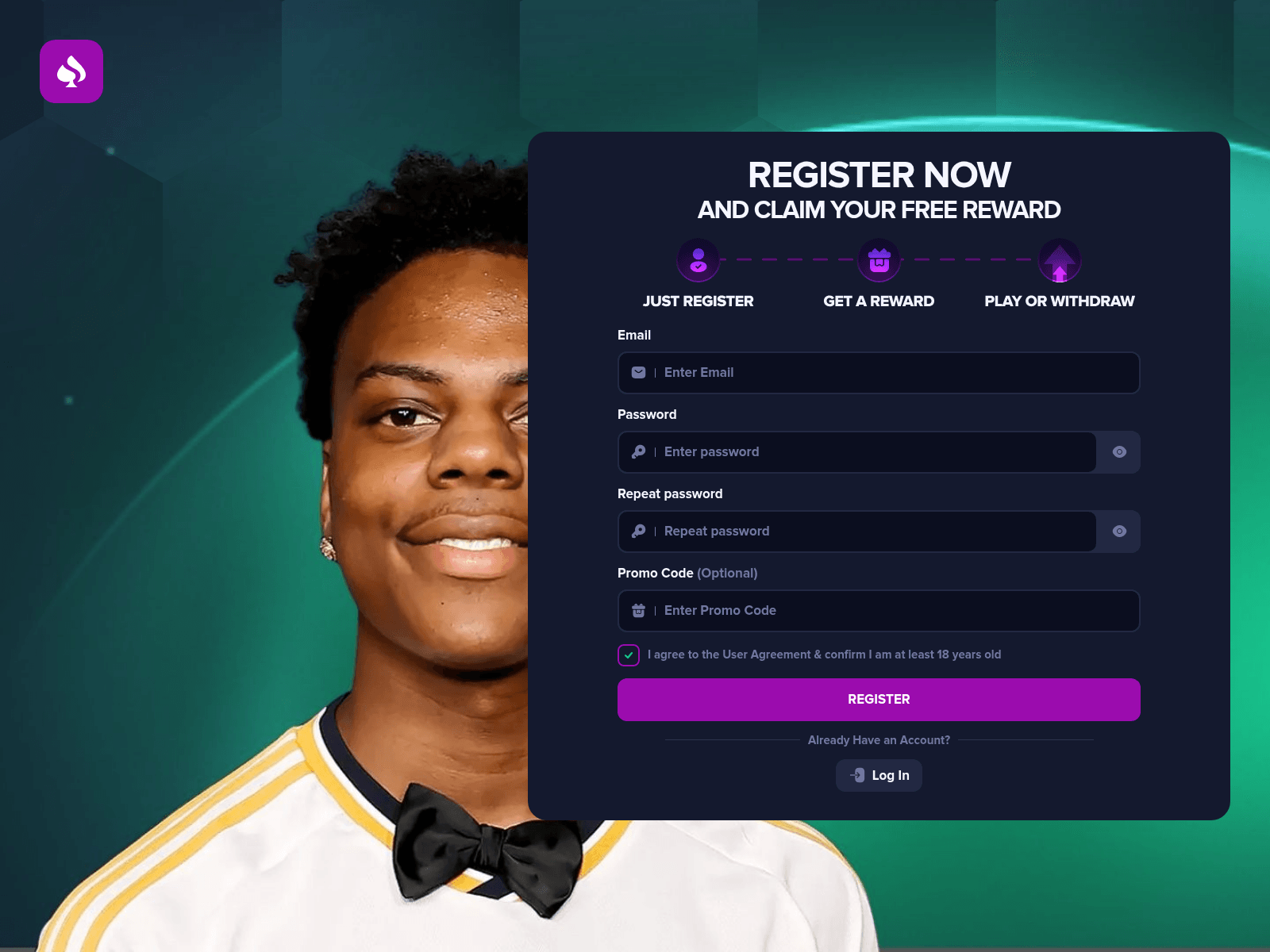 Screenshot of cr7game.com