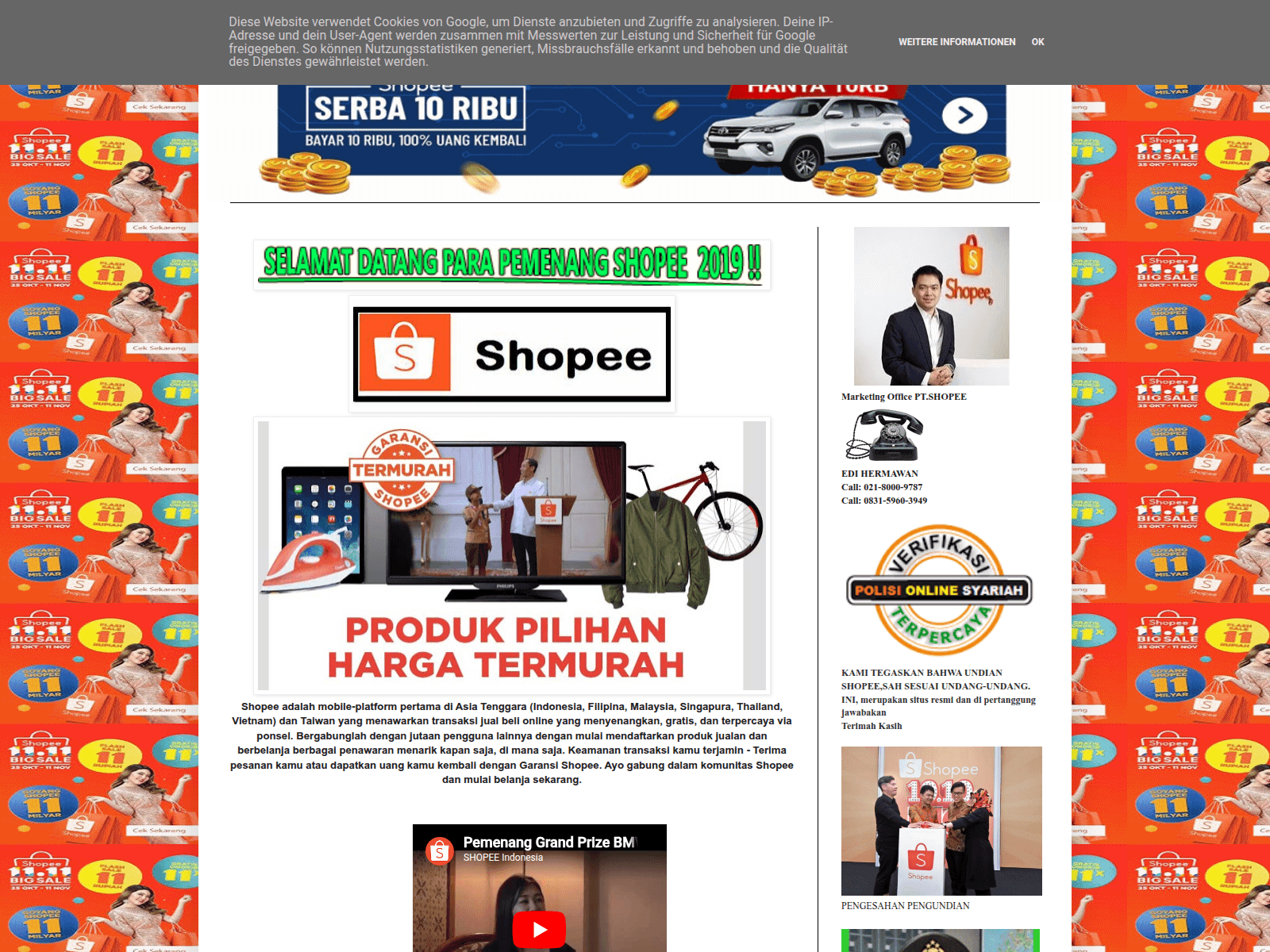 Screenshot of ptshopee-949.blogspot.com