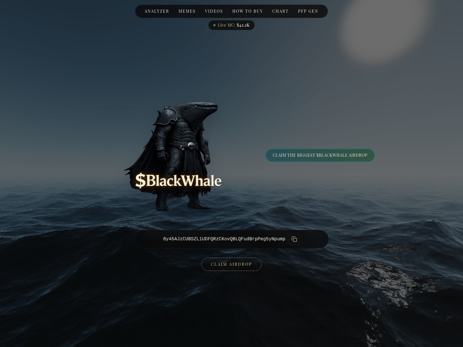 Screenshot of blackwhalepump.com