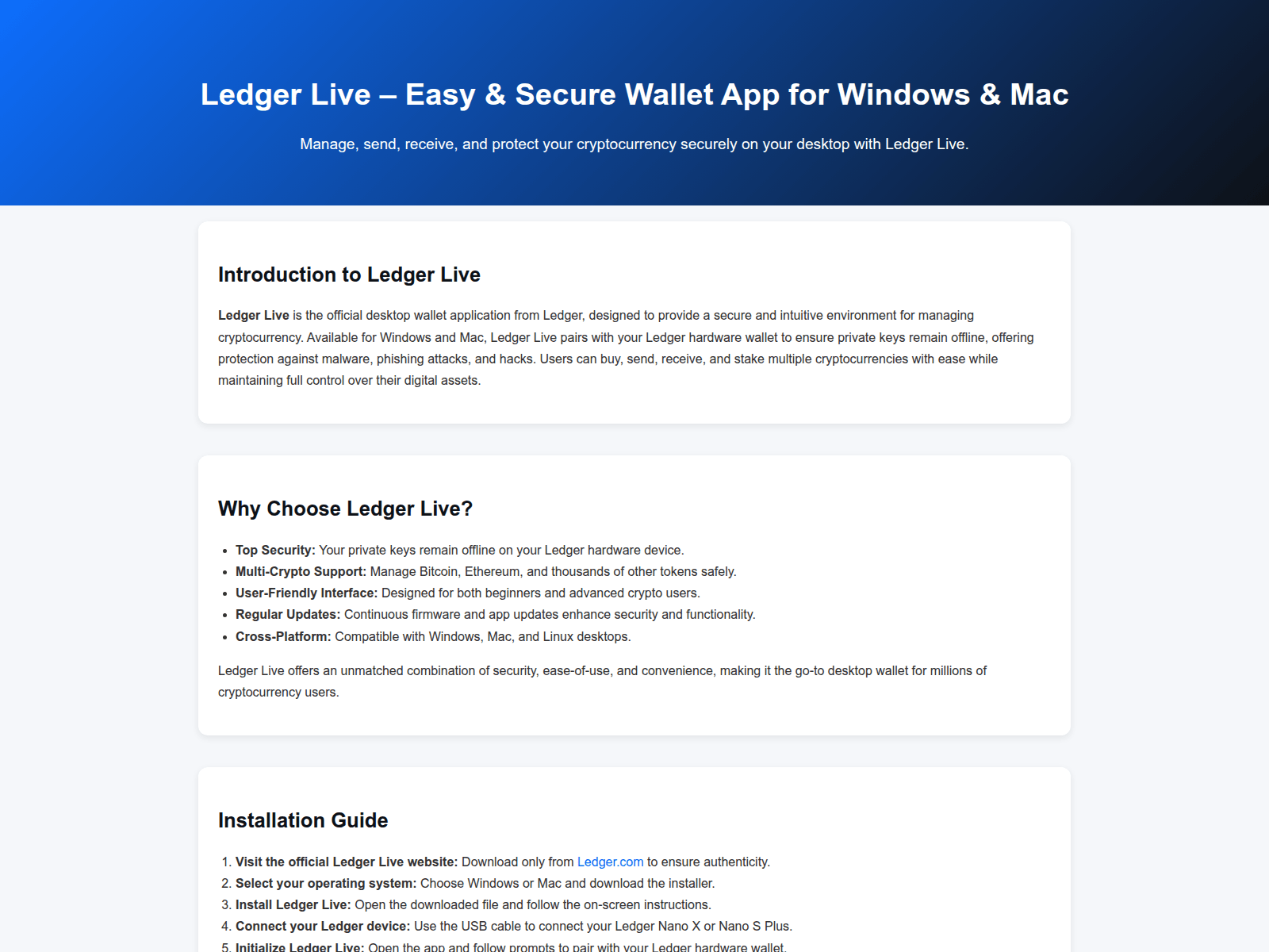 Screenshot of ledgre-live-uss.pages.dev