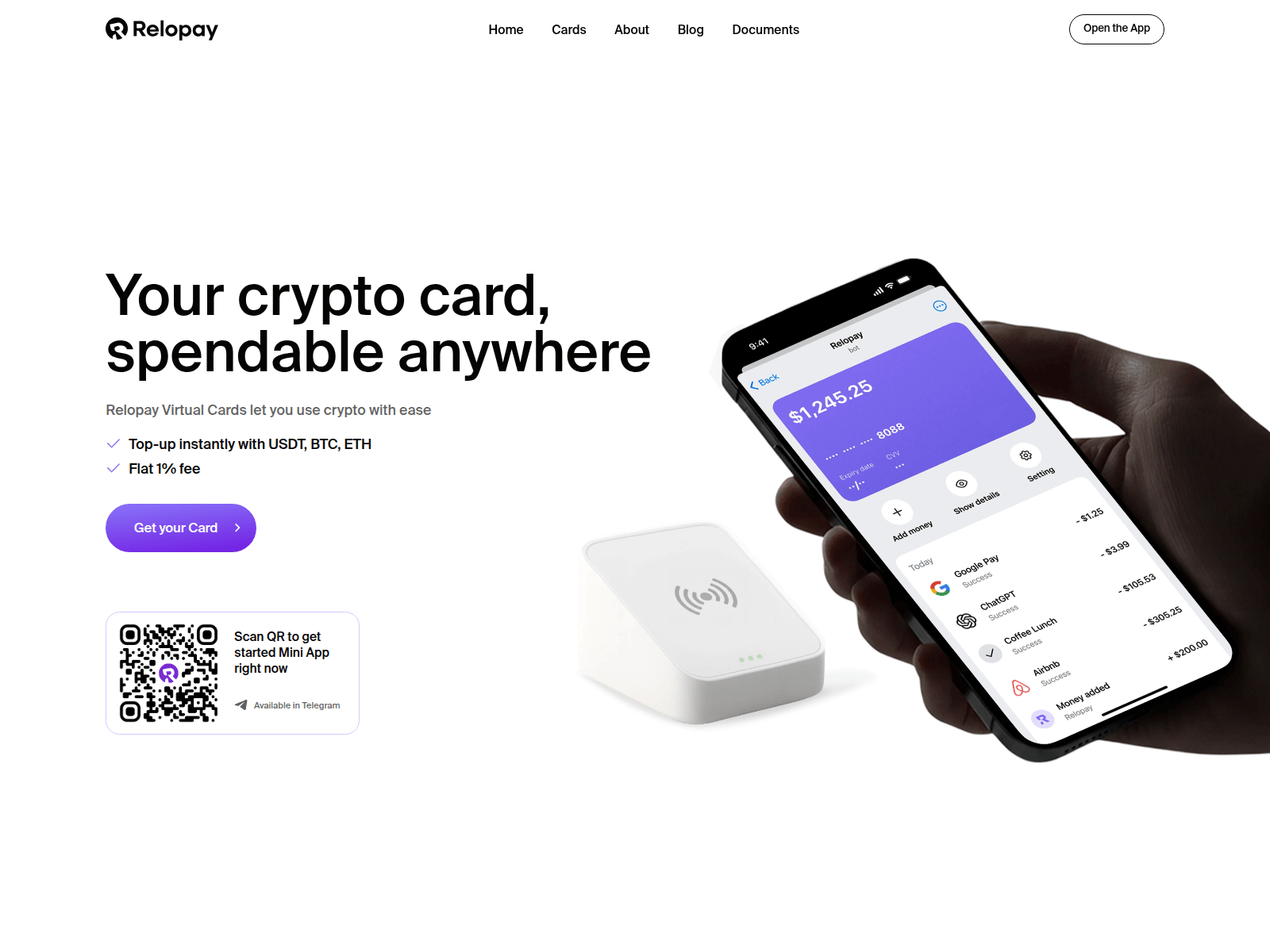 Screenshot of relopayapp.com