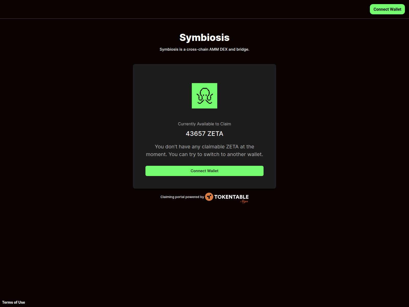 Screenshot of symbiosisdrop.pages.dev