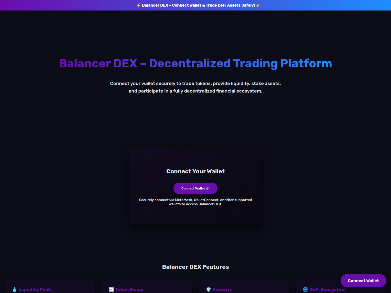 Screenshot of balancer-dx.pages.dev