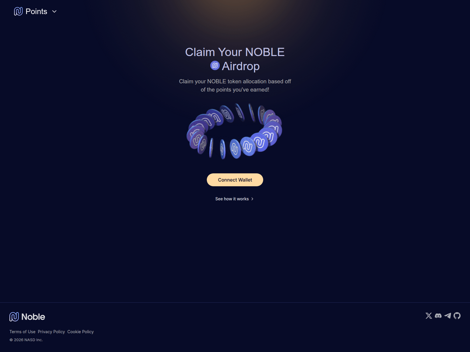 Screenshot of claims-noble.xyz