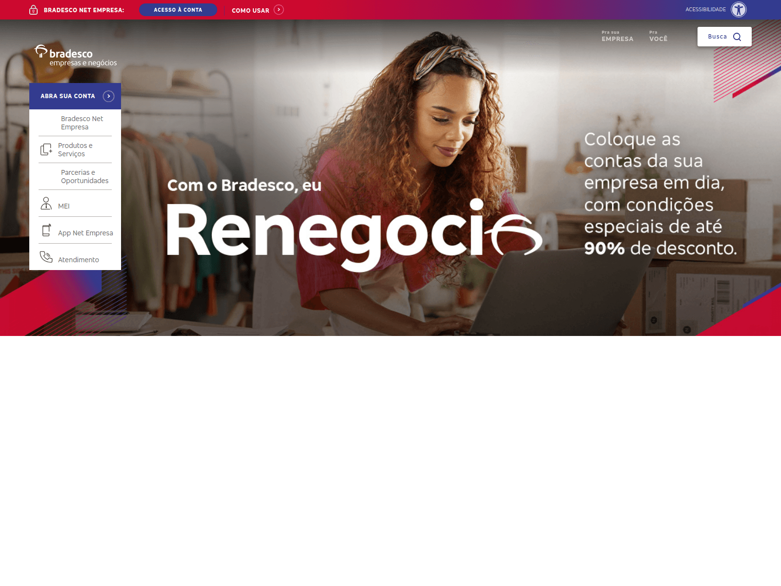 Screenshot of acesso.netempresa.tel