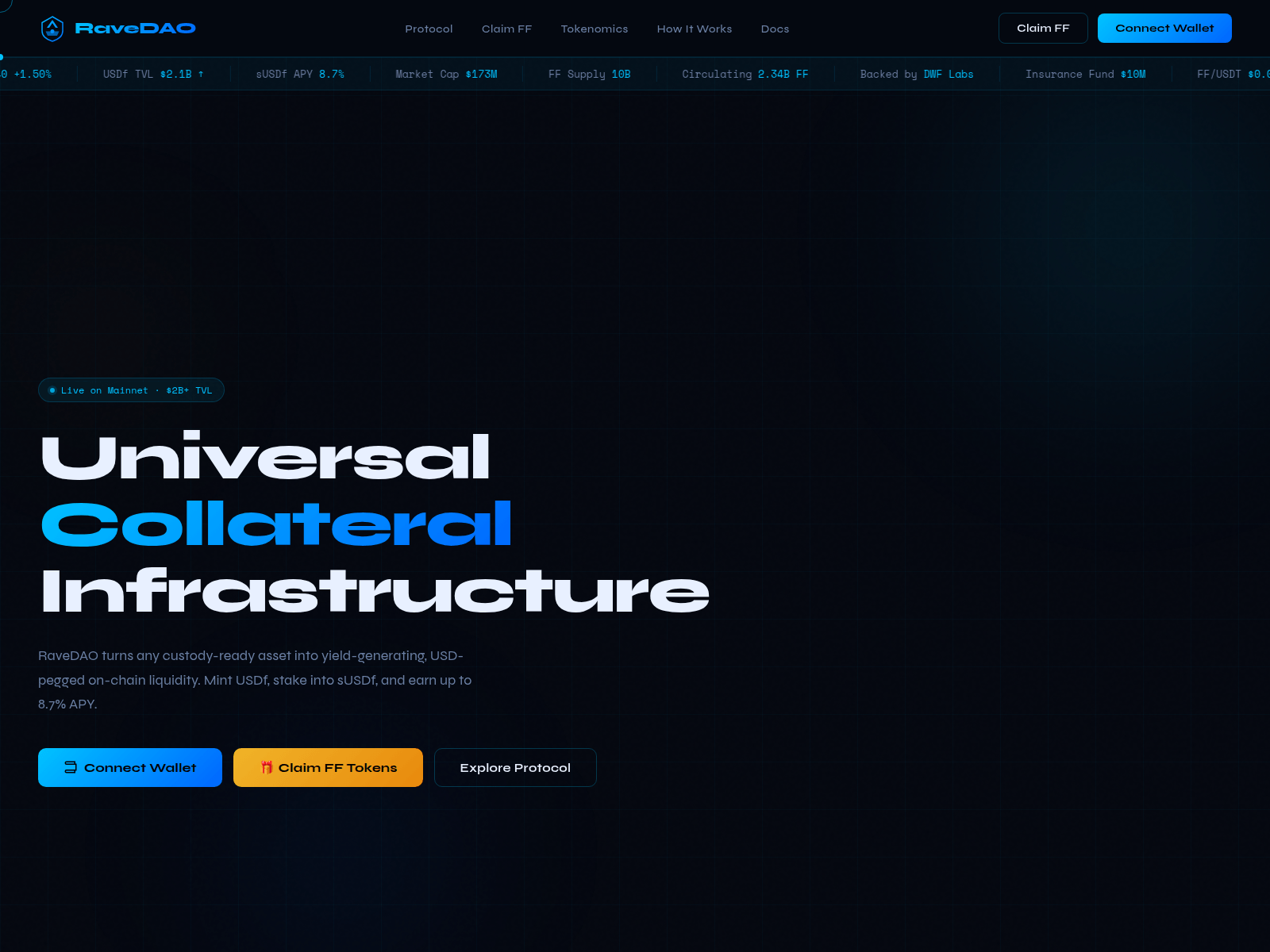 Screenshot of ravedao.vercel.app