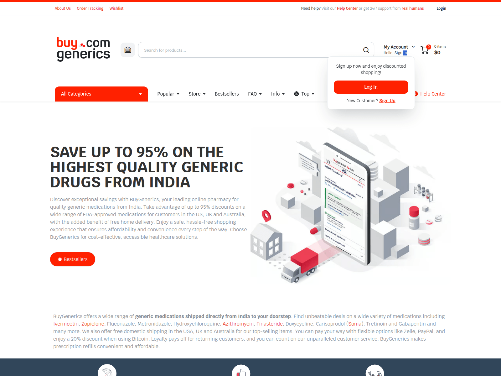Screenshot of issacpharmacy.com