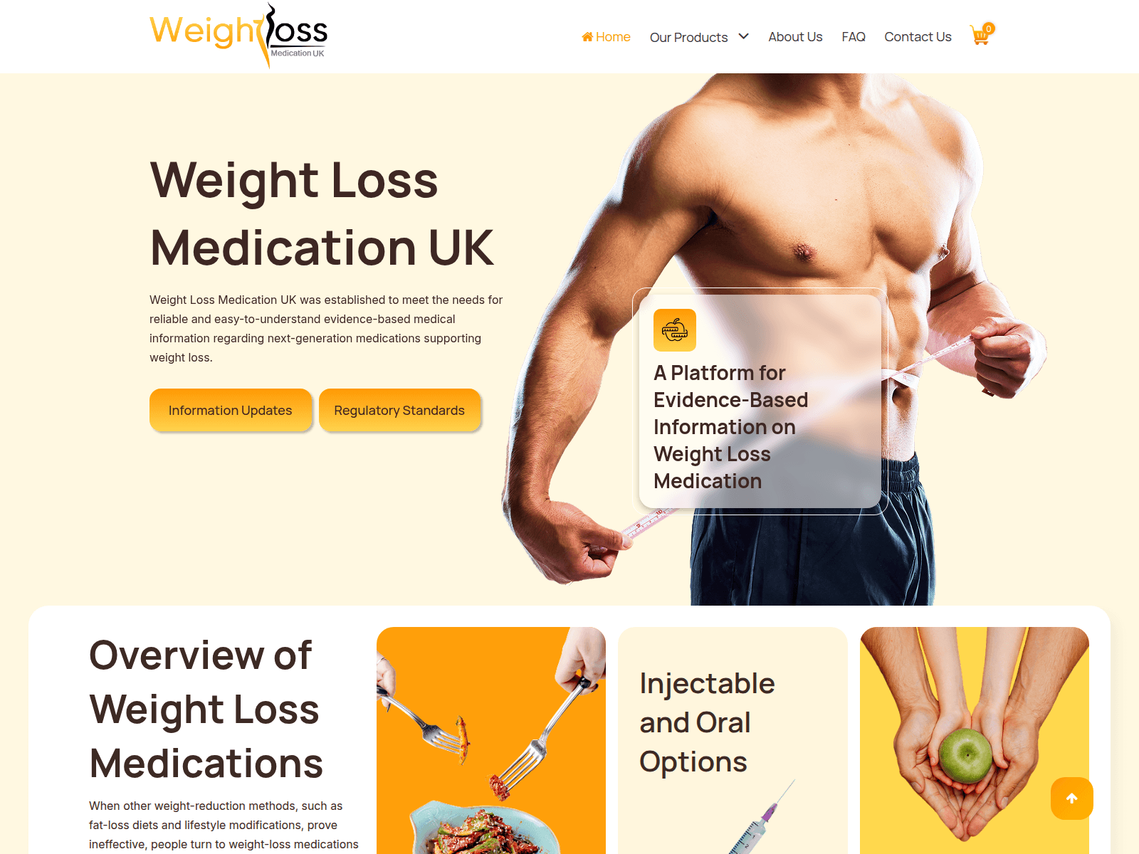 Screenshot of weightlossmedicationuk.com