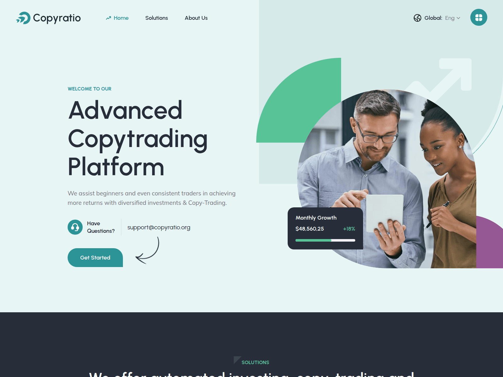 Screenshot of copyratio.com