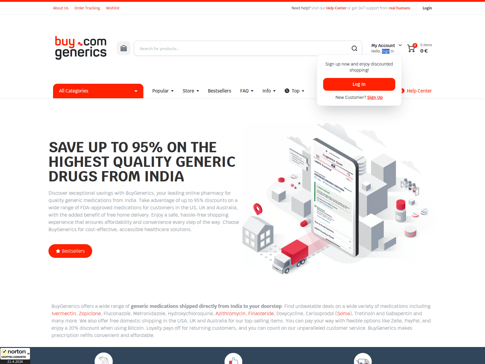Screenshot of bg-pharmacy.com