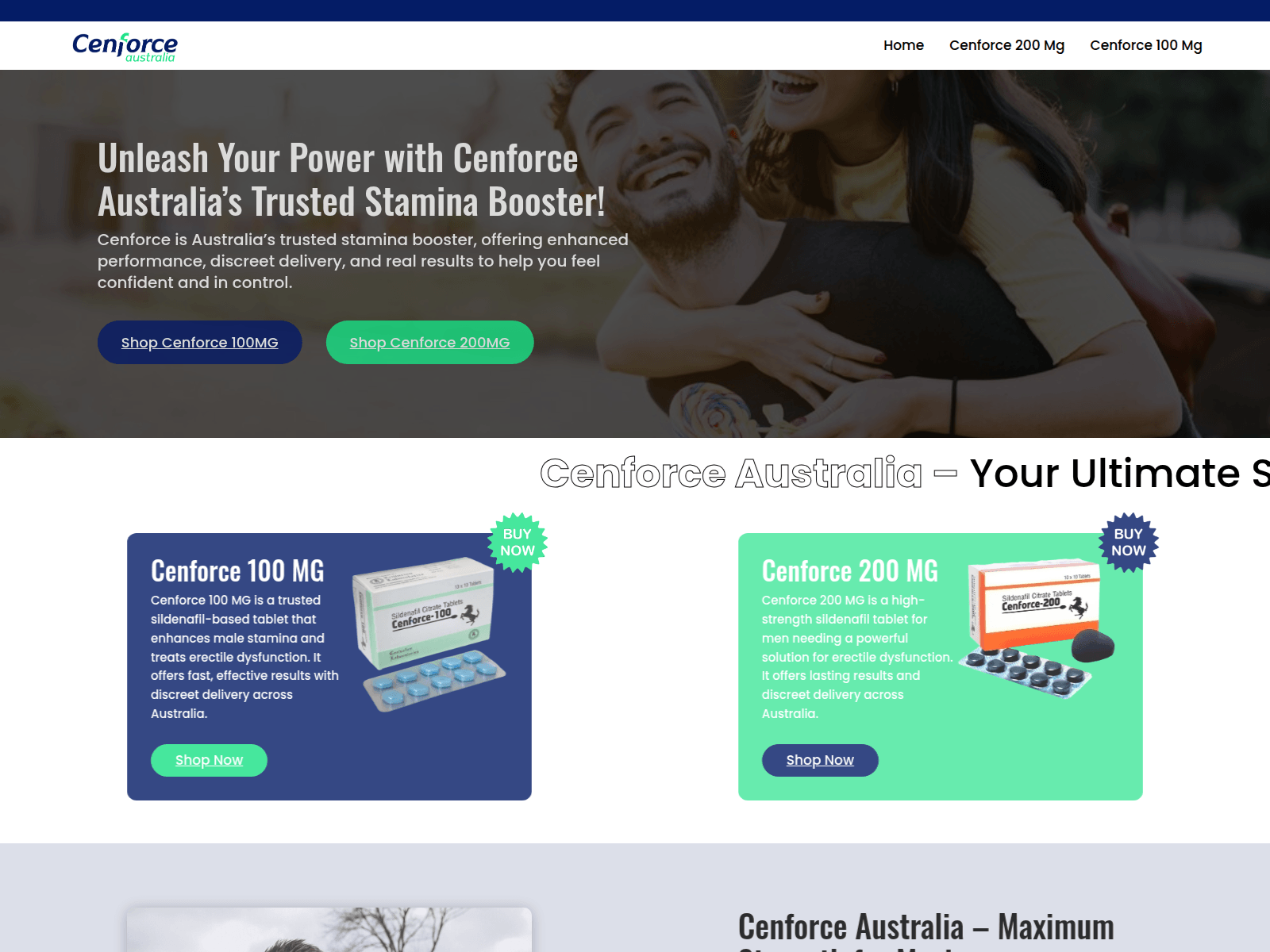 Screenshot of cenforceaustralia.com