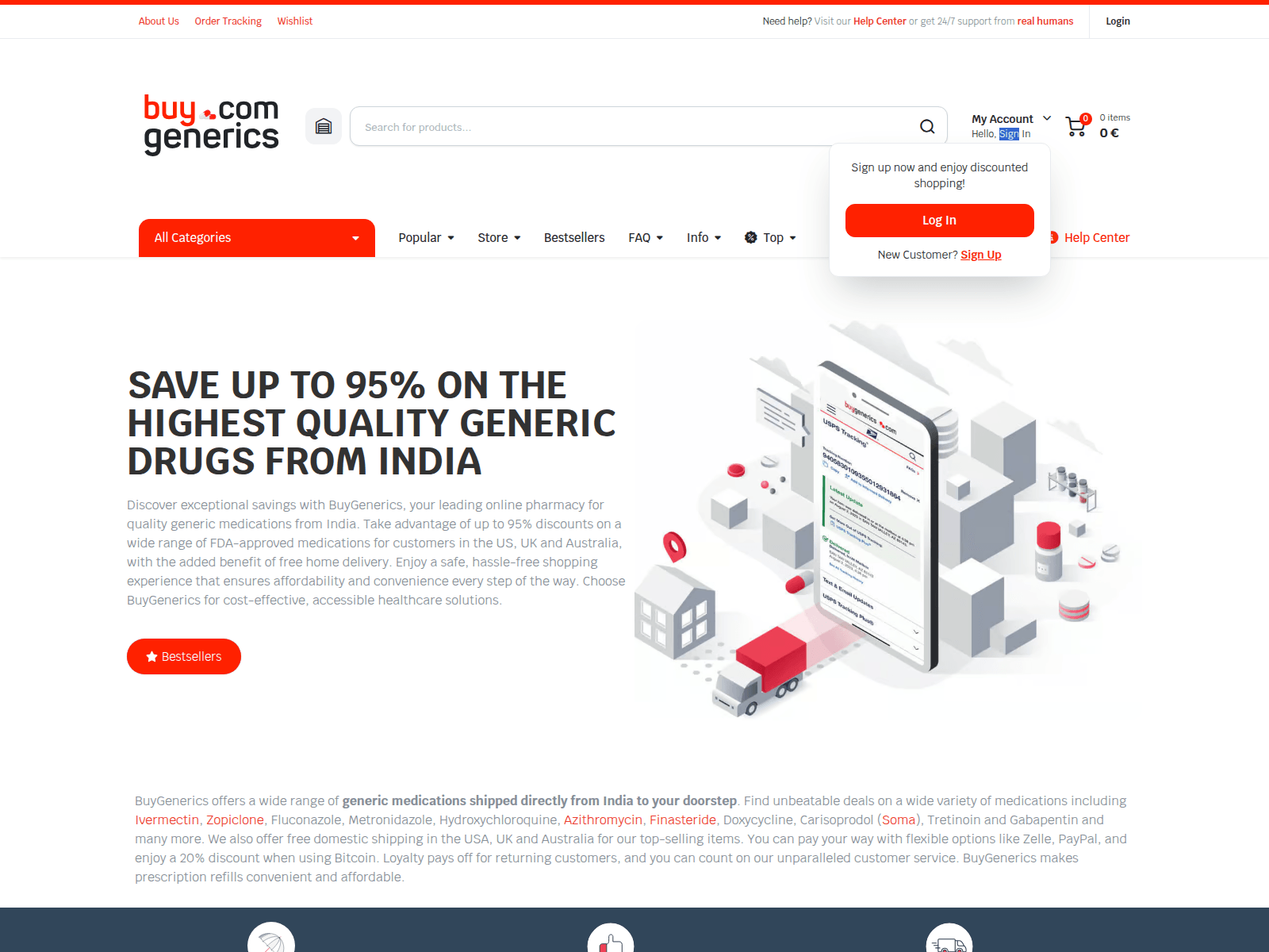 Screenshot of zithromax250mgazithromycin.com