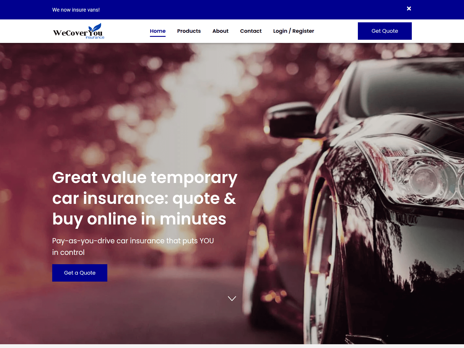 Screenshot of myquotezone.com