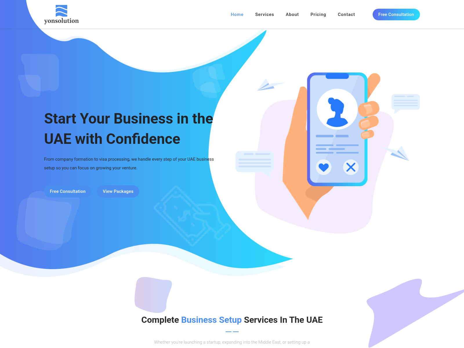 Screenshot of yon-solution.com
