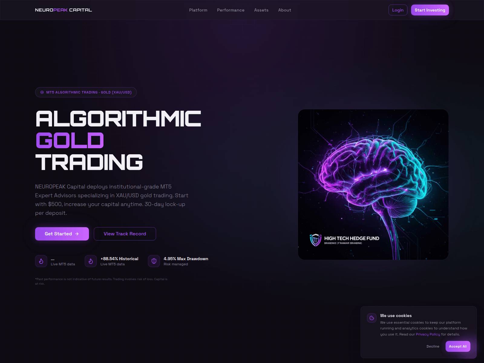 Screenshot of neuropeakcapital.com