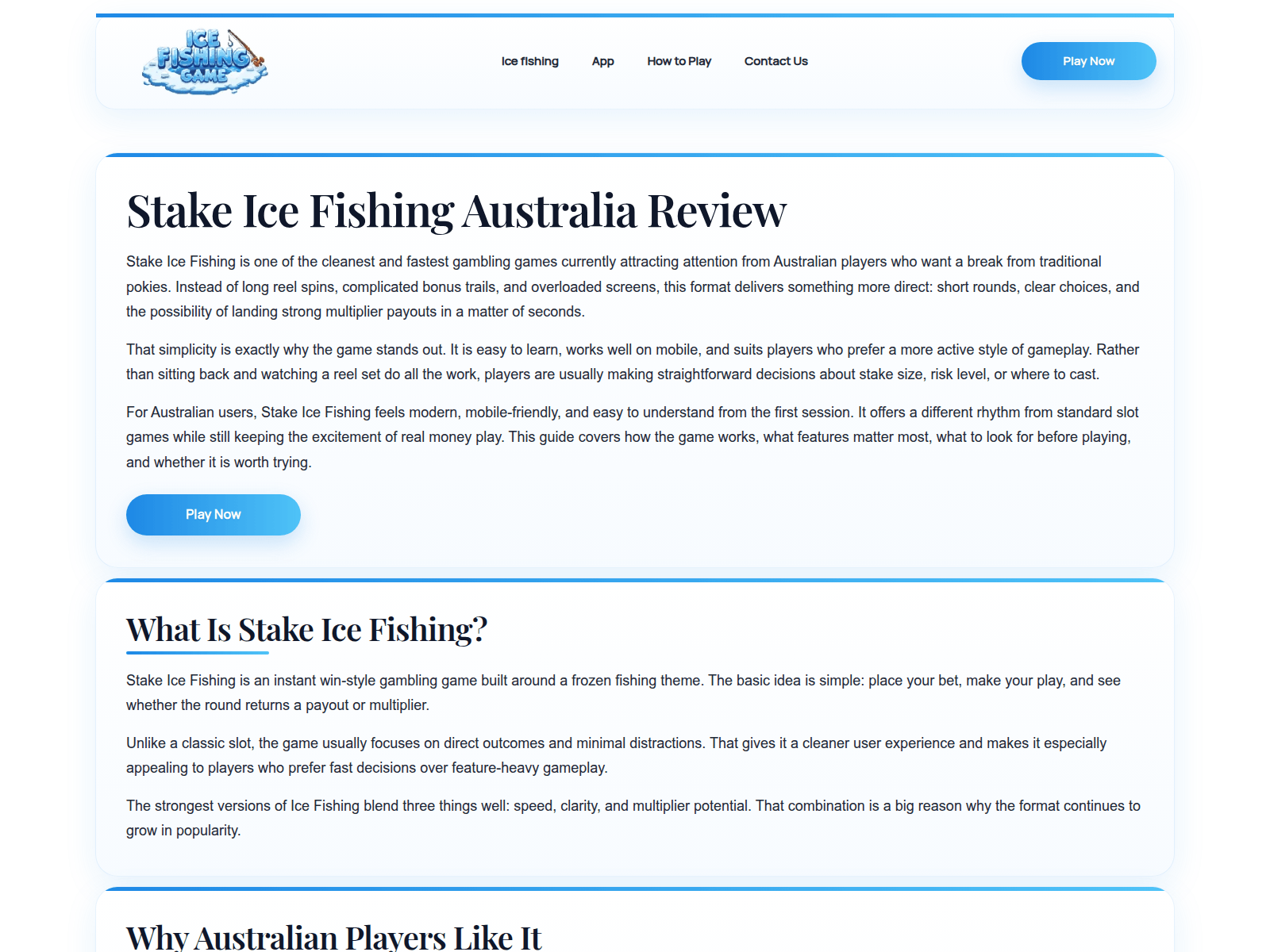 Screenshot of icefishing-pokies.com