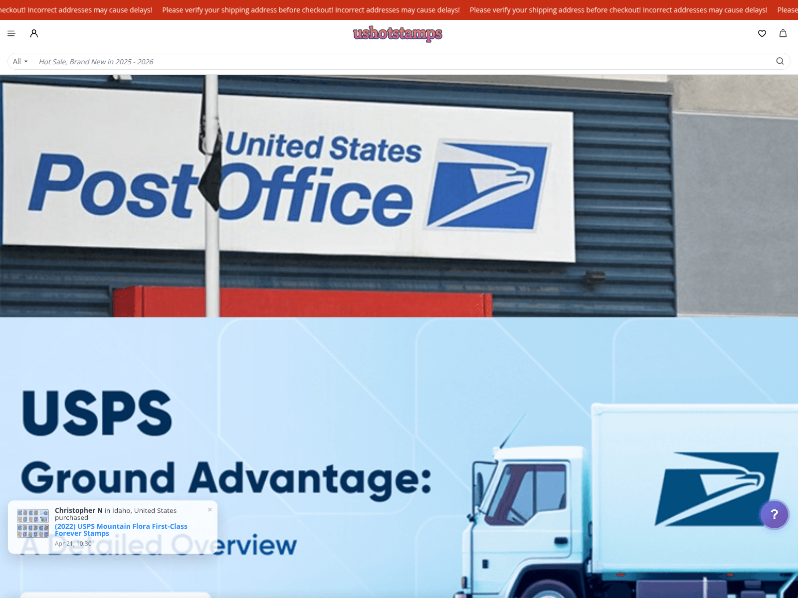 Screenshot of stampurchase.com