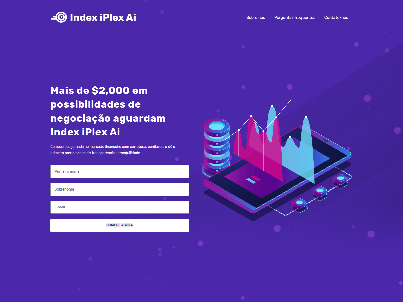 Screenshot of indexiplexai.com