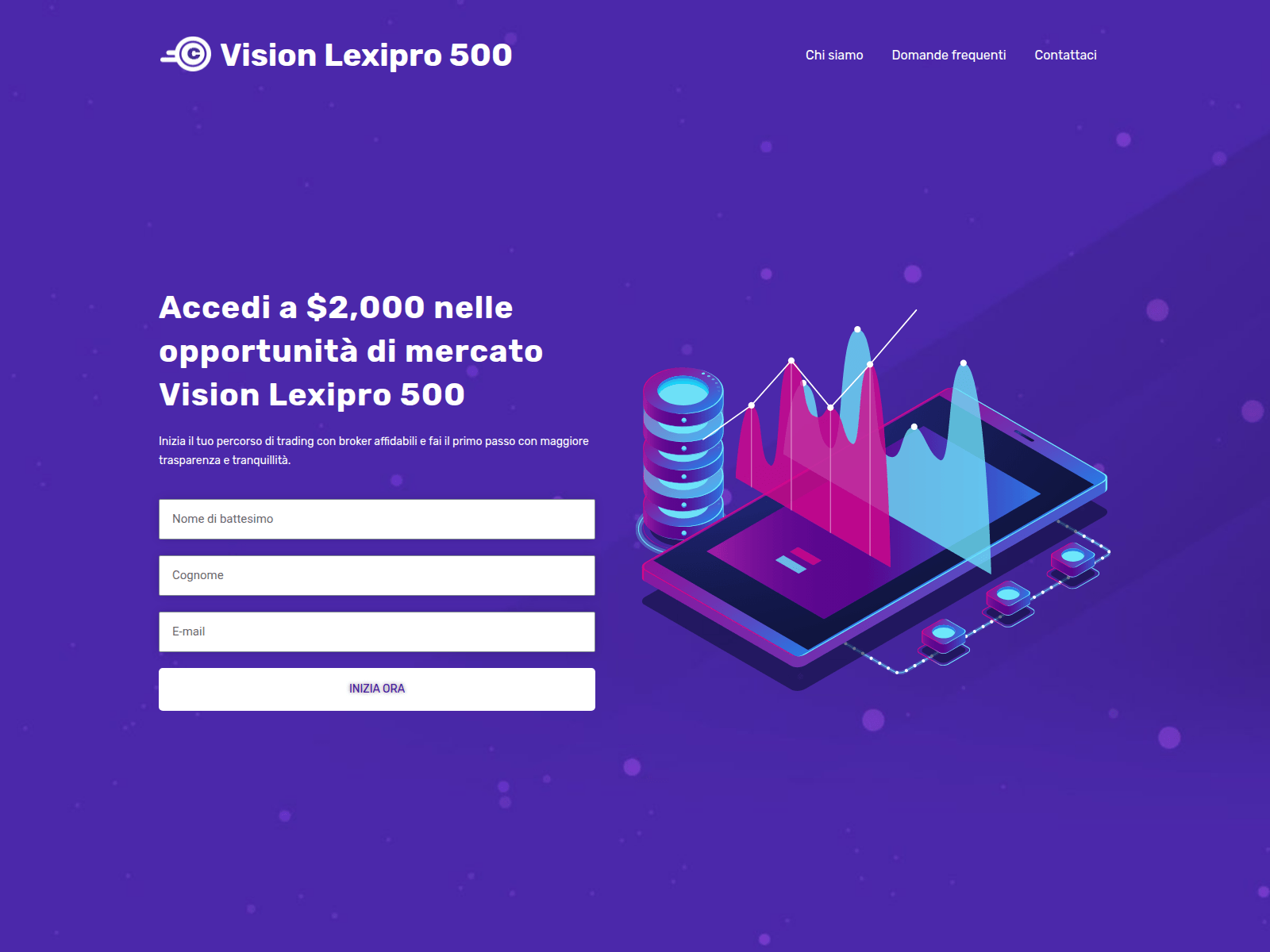 Screenshot of visionlexipro500.com