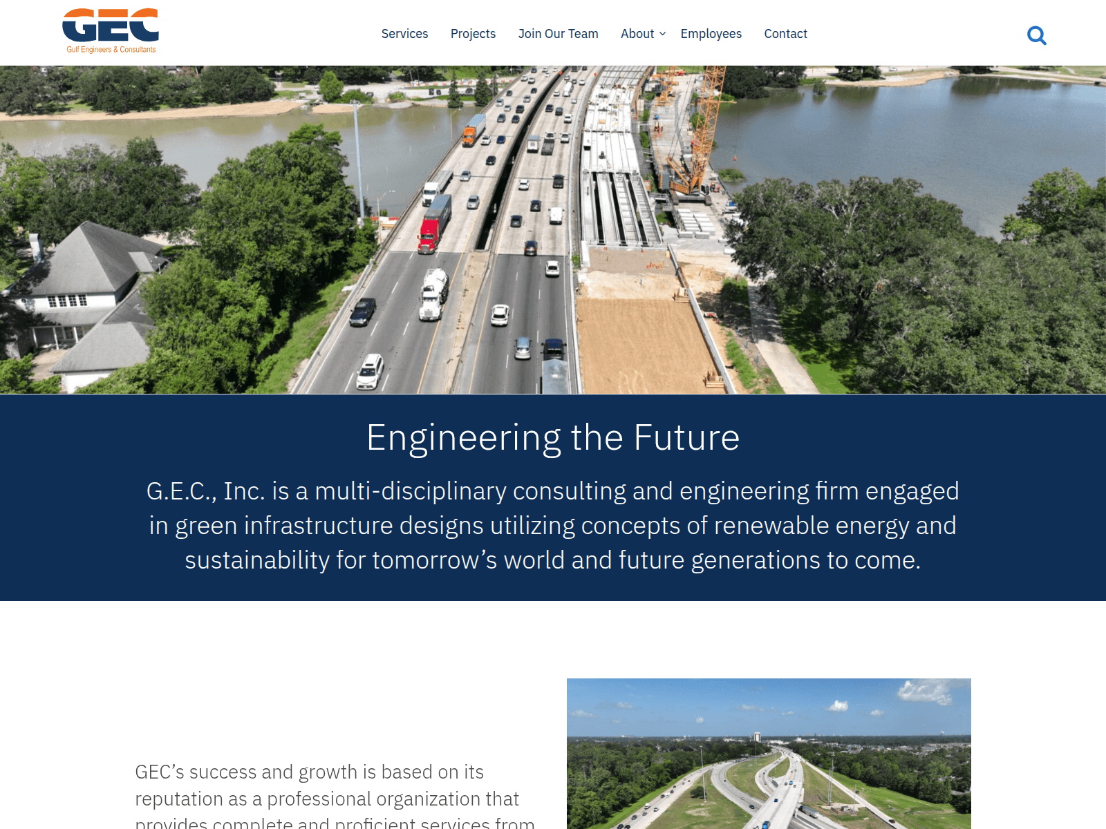 Screenshot of gecinc.com