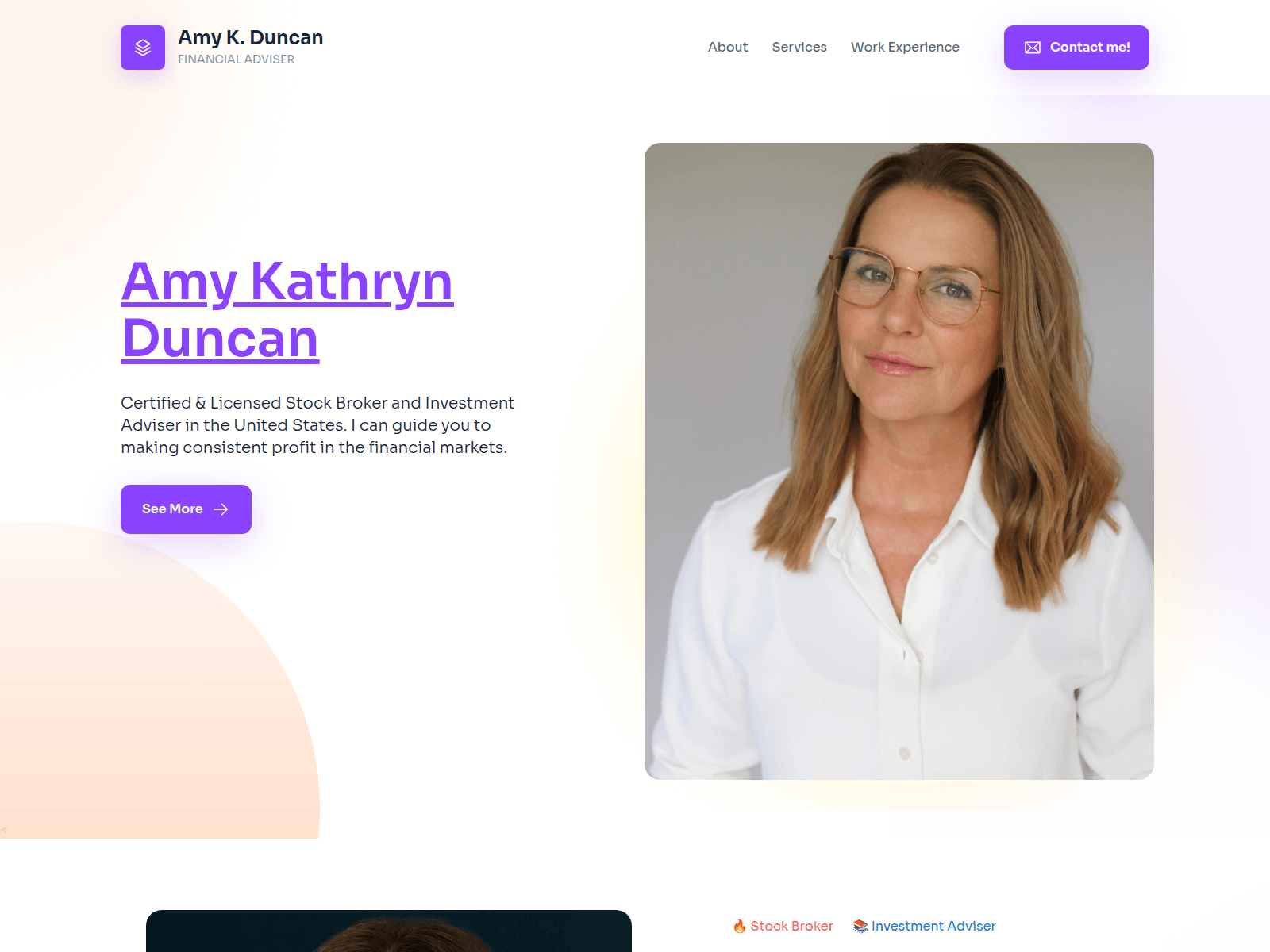 Screenshot of amykathrynduncan.com