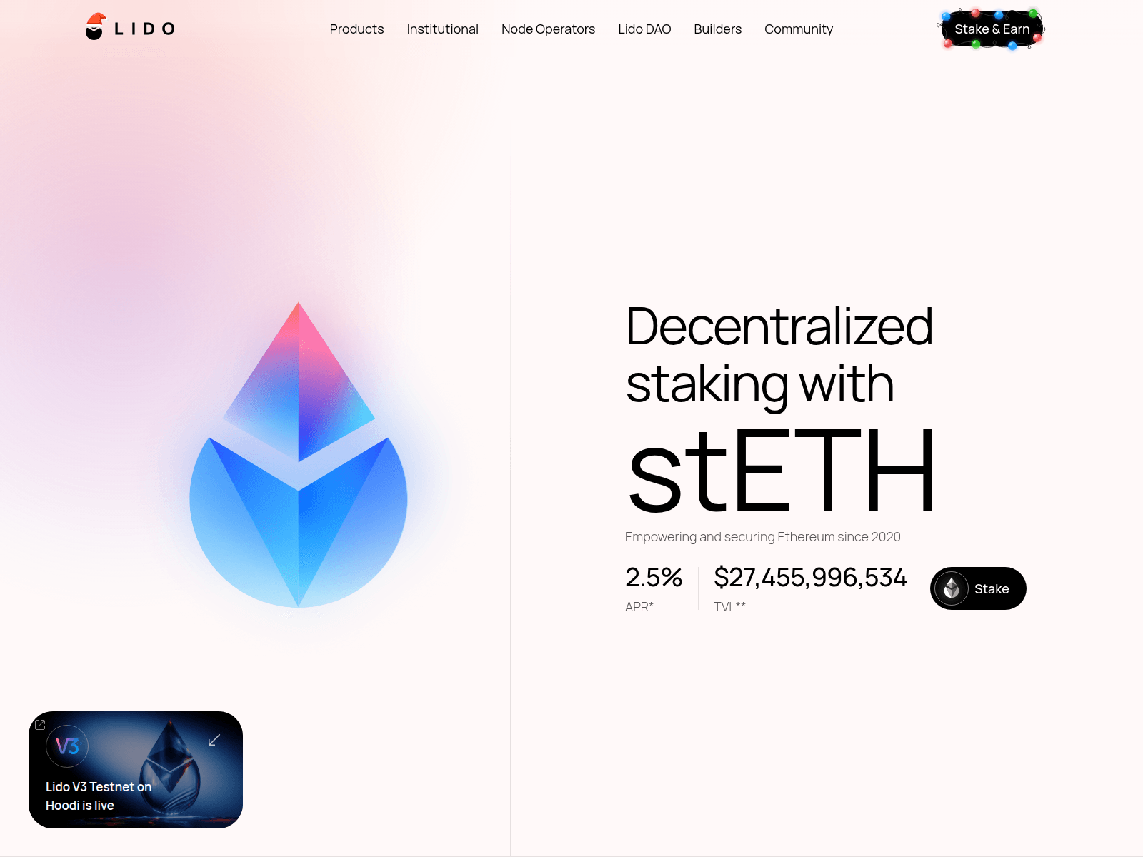Screenshot of lidofi.click