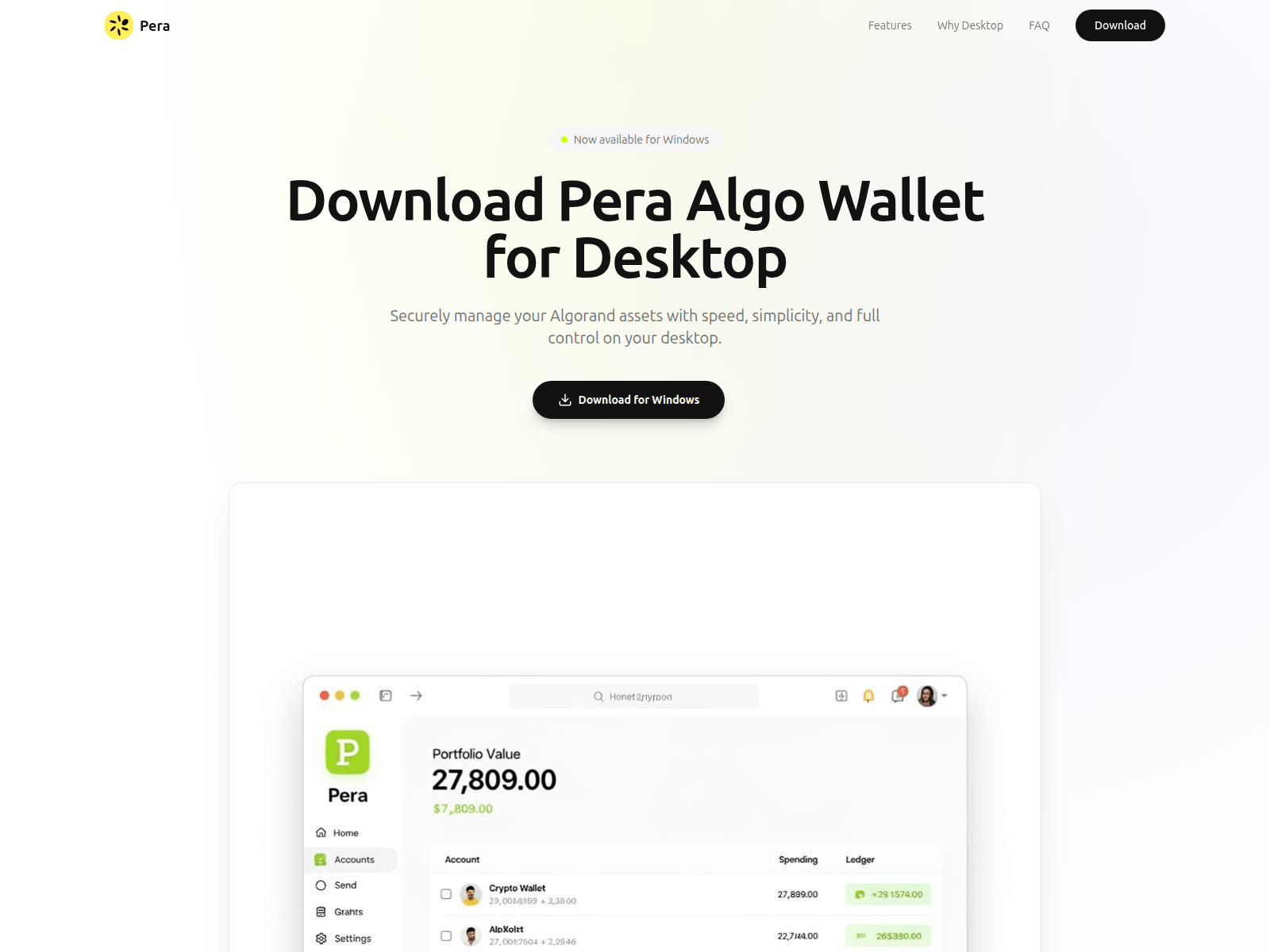 Screenshot of algowalletdesktop.icu