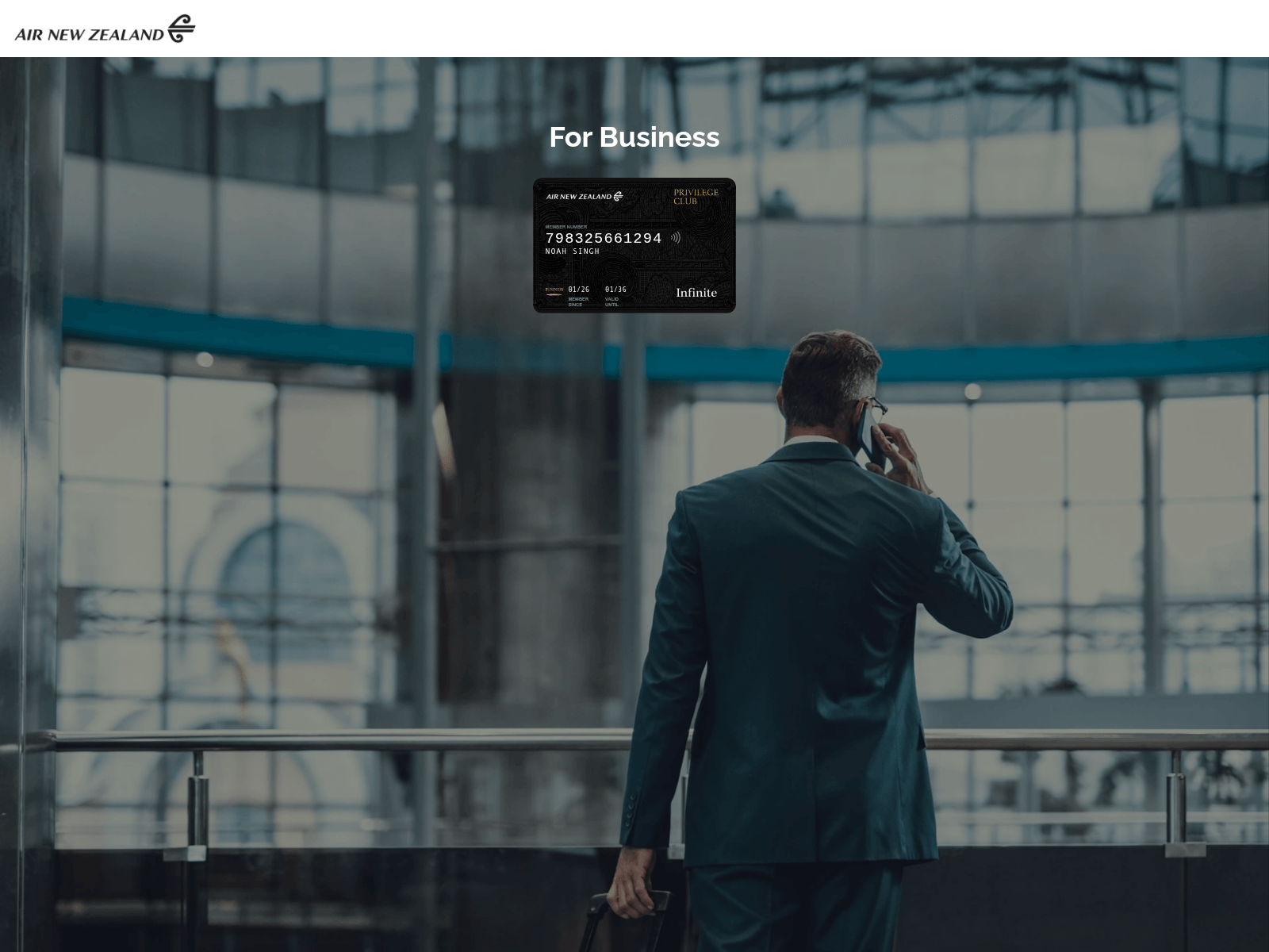 Screenshot of flybenefitsnz.com